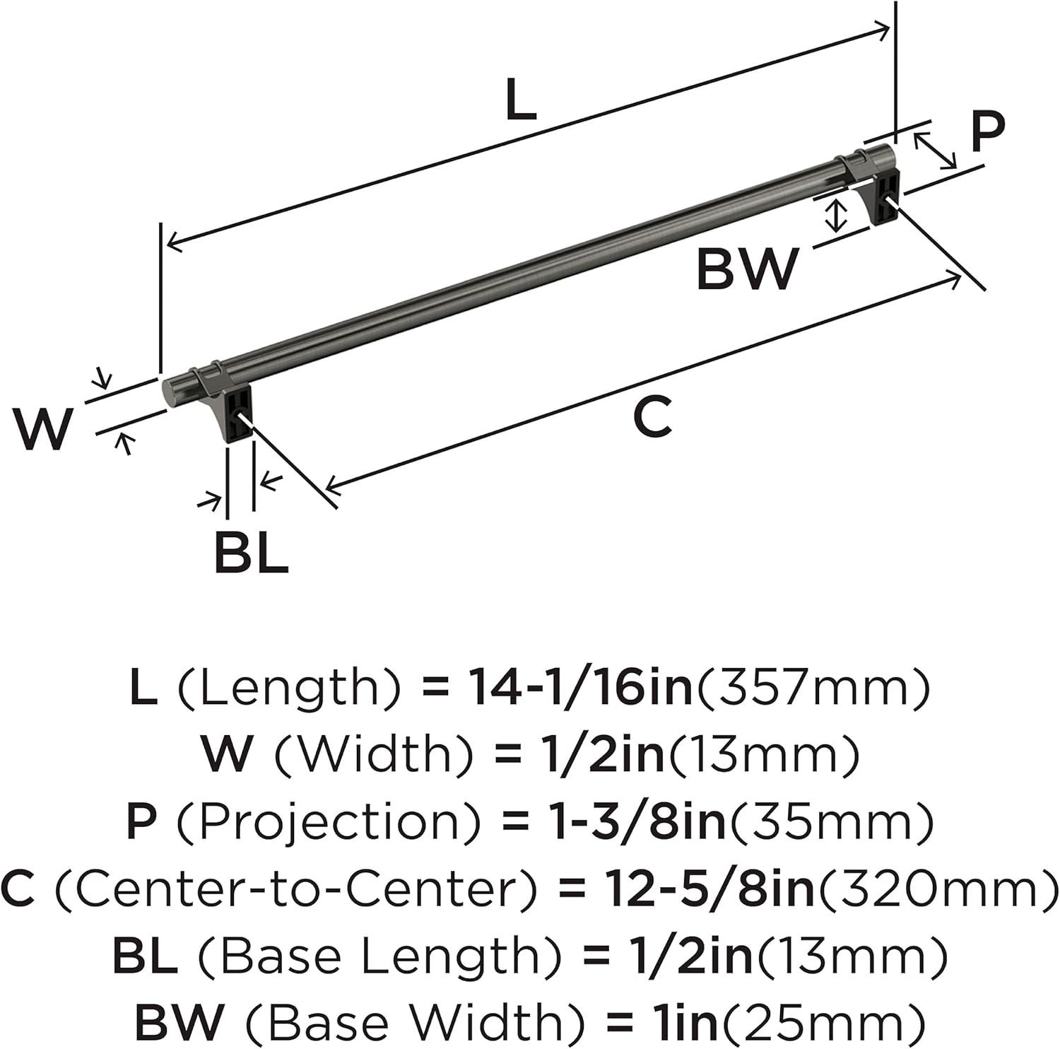 Davenport 12-5/8 inch (320mm) Center-to-Center