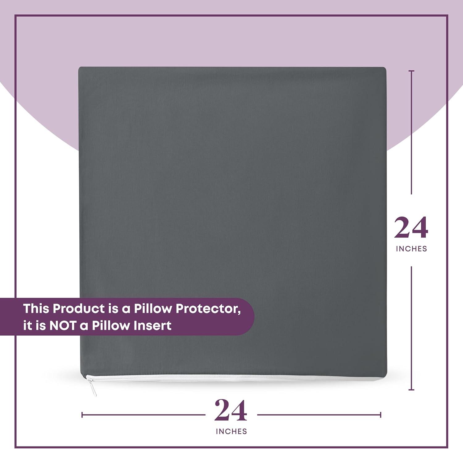 Circles Home, 100% Cotton Zippered Pillow Protector