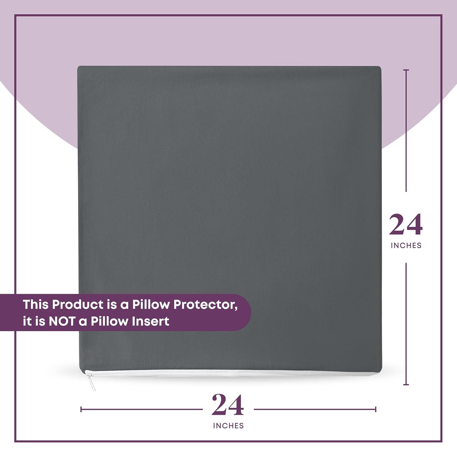 Circles Home, 100% Cotton Zippered Pillow Protector