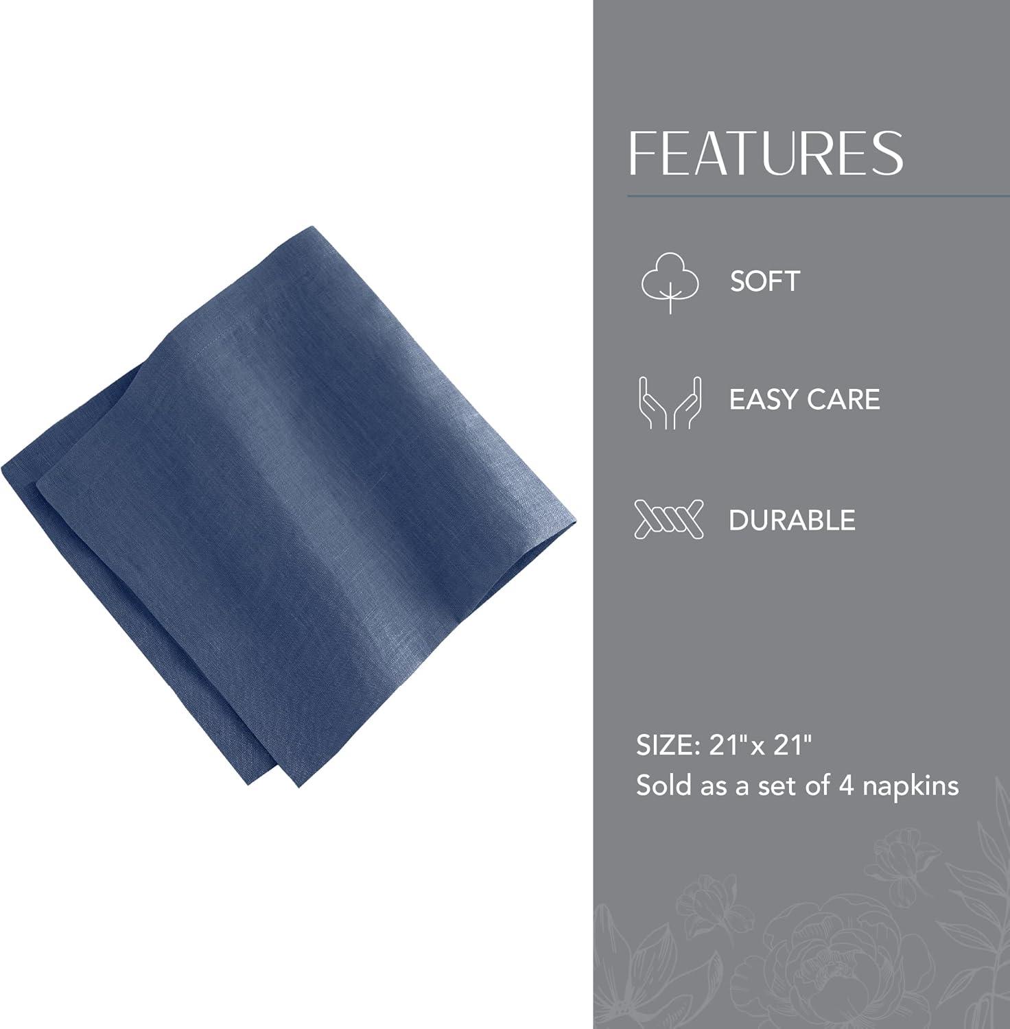 La Classica 4 Piece Linen Napkin Set