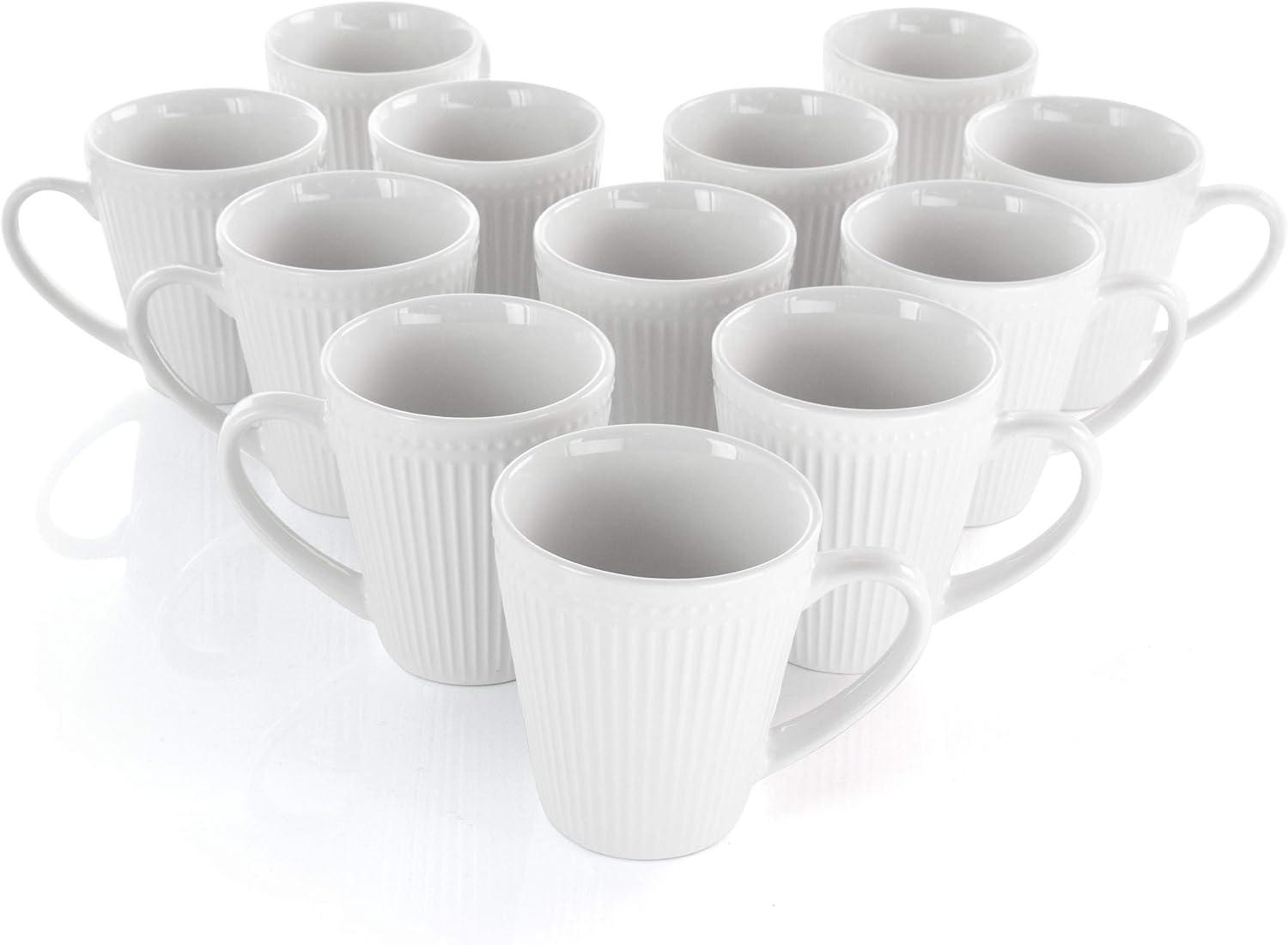 Elama 12 Piece Coffee Mug Set (Set of 12)