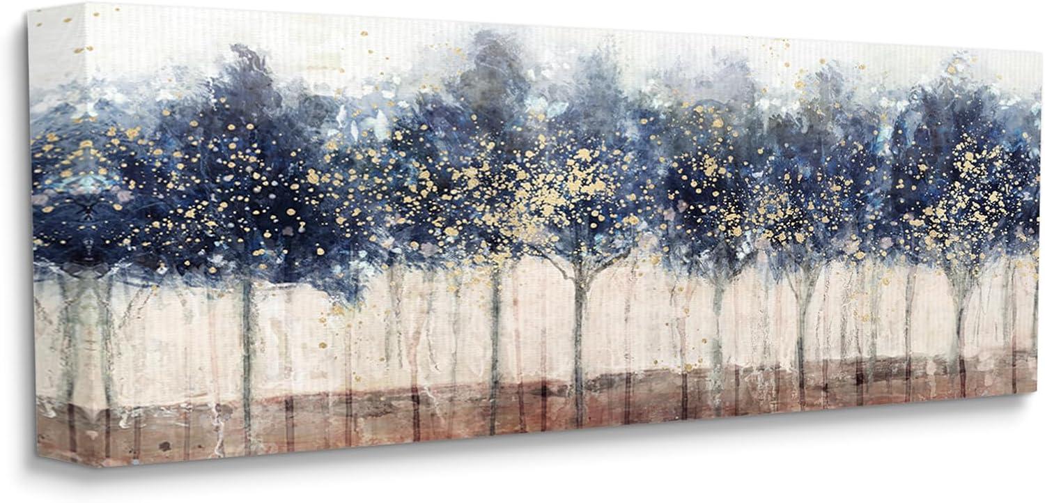 Stupell Industries Trees with Modern Splash, 40" x 17"