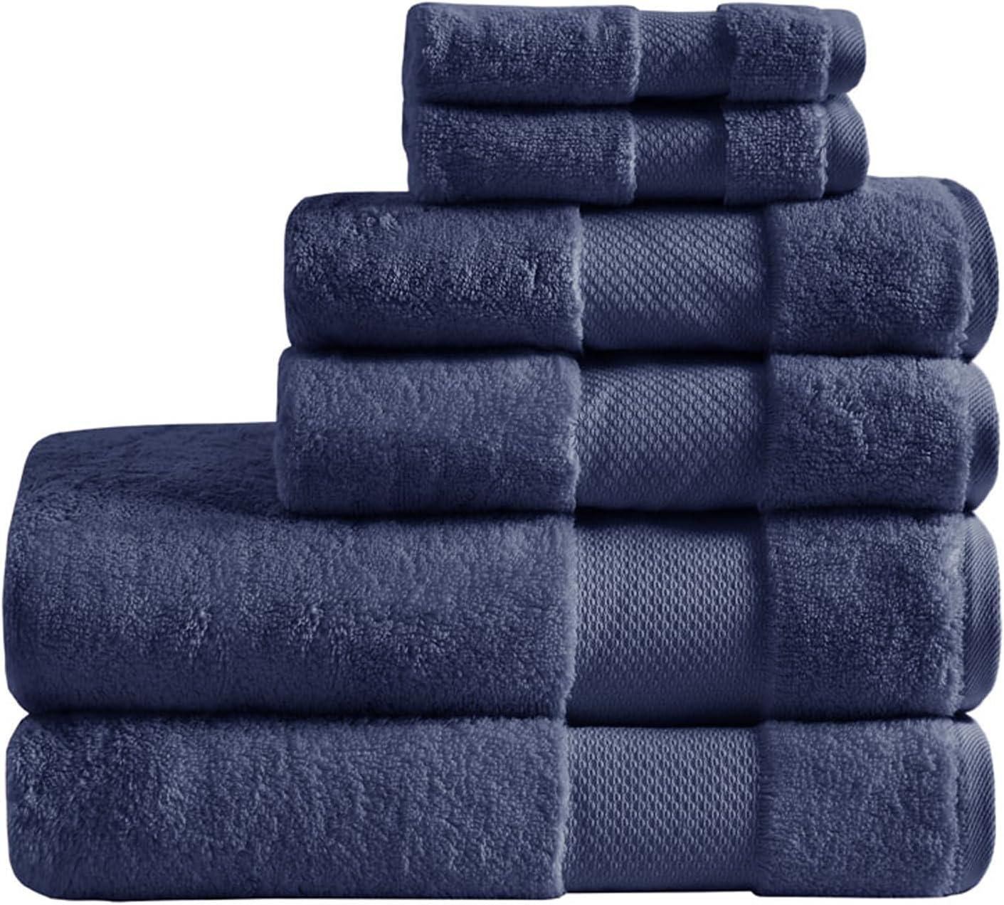 Turkish 6 Piece 100% Cotton Oversized Towel Set