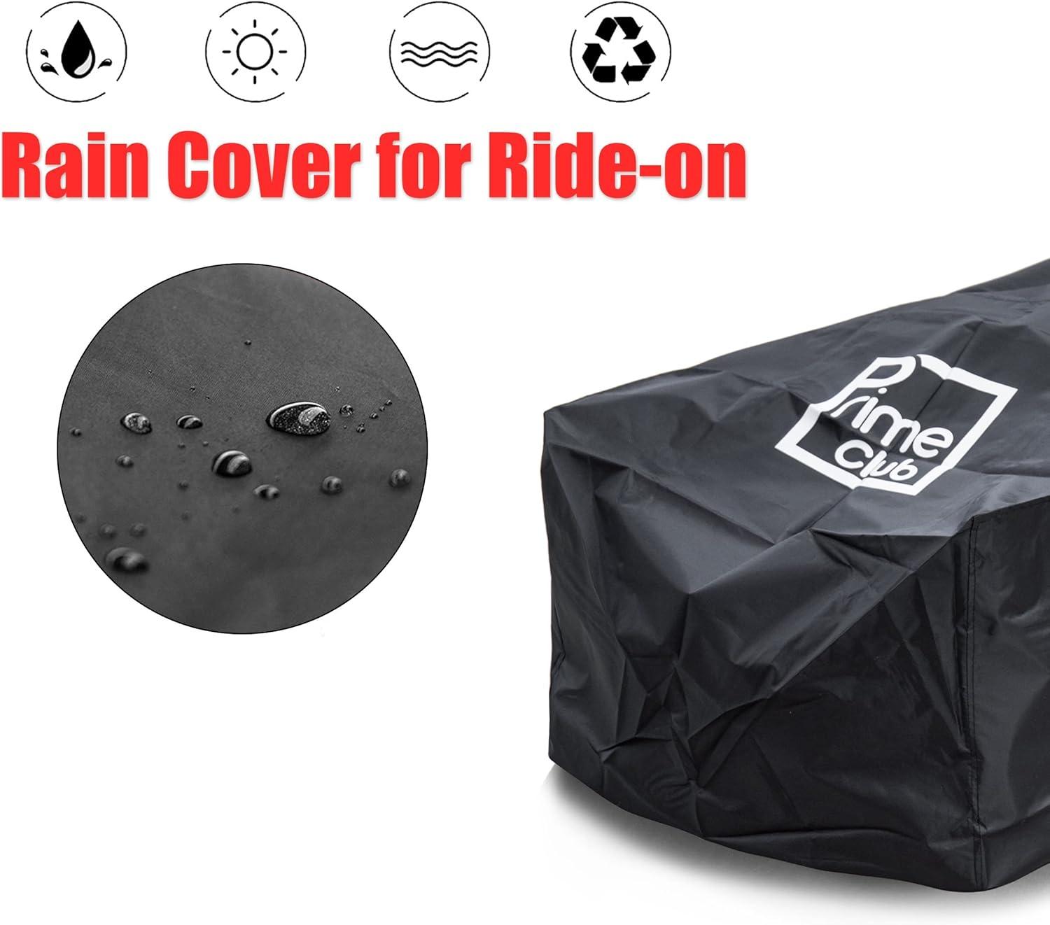 Black Waterproof Oxford Fabric Kids Ride-On Car Cover