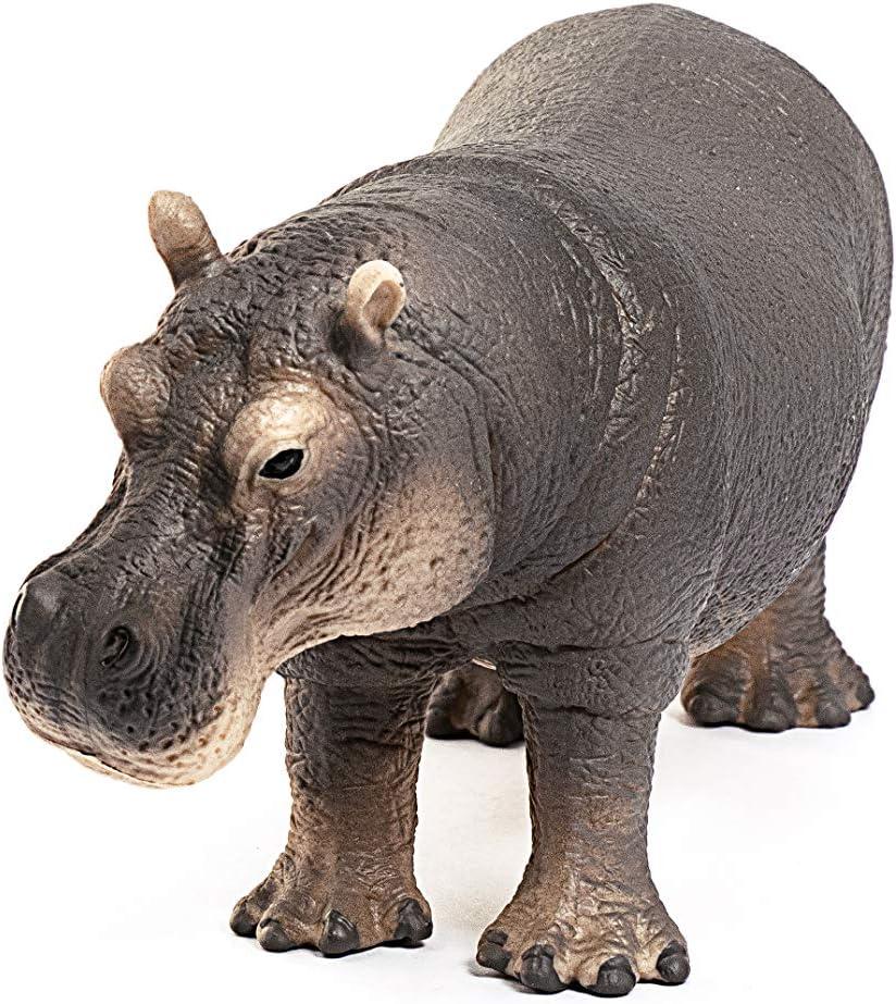 Schleich - Wild Life: Hippopotamus Animal Toy Figurine Educational Playset, 1 pc