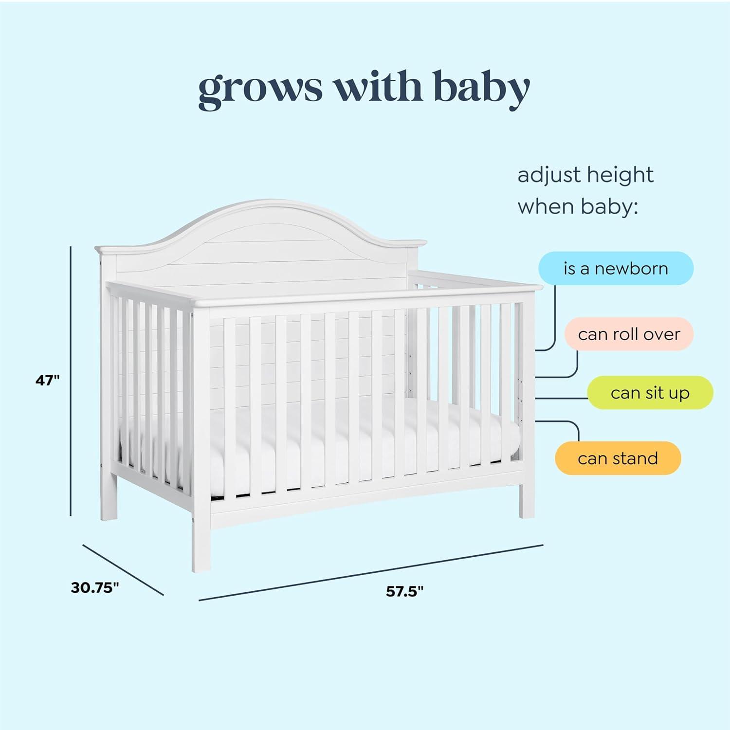 Carter's by DaVinci Nolan 4-in-1 Convertible Crib