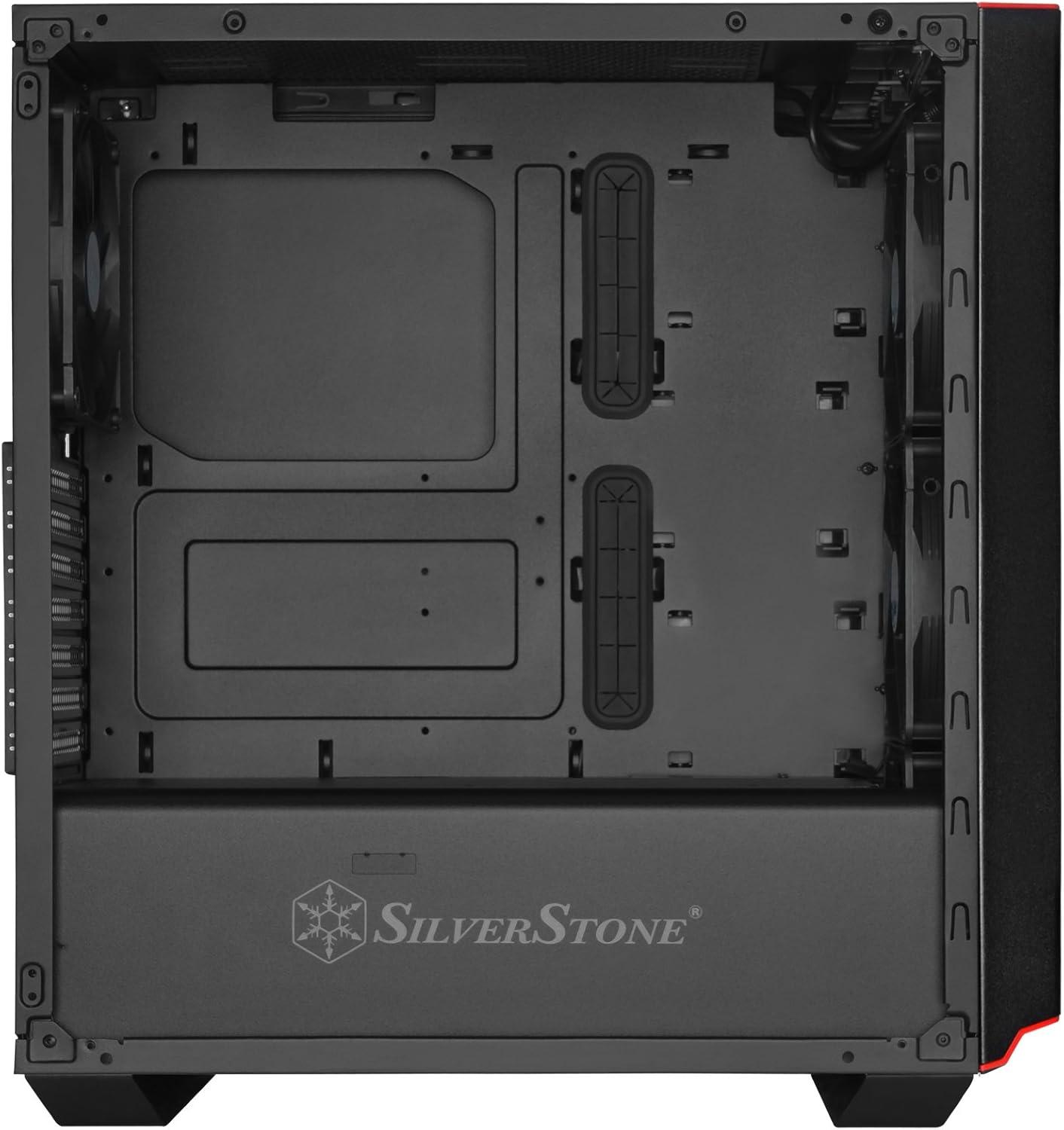 SilverStone Technology SST-PM02B-G (black + tempered glass window)