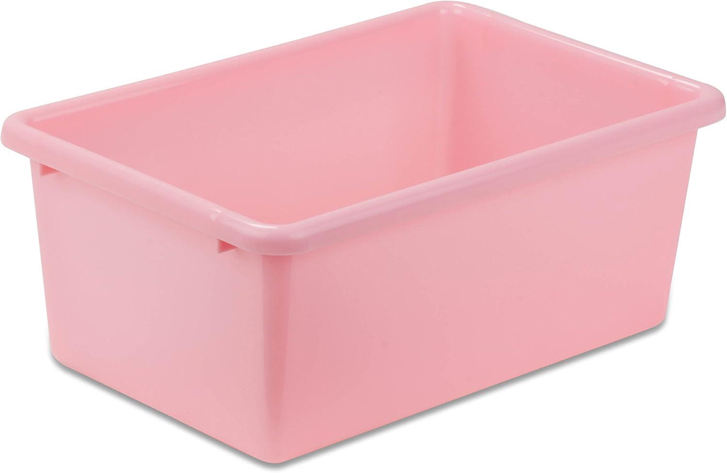 Honey Can Do Small Plastic Bin, Multiple Colors