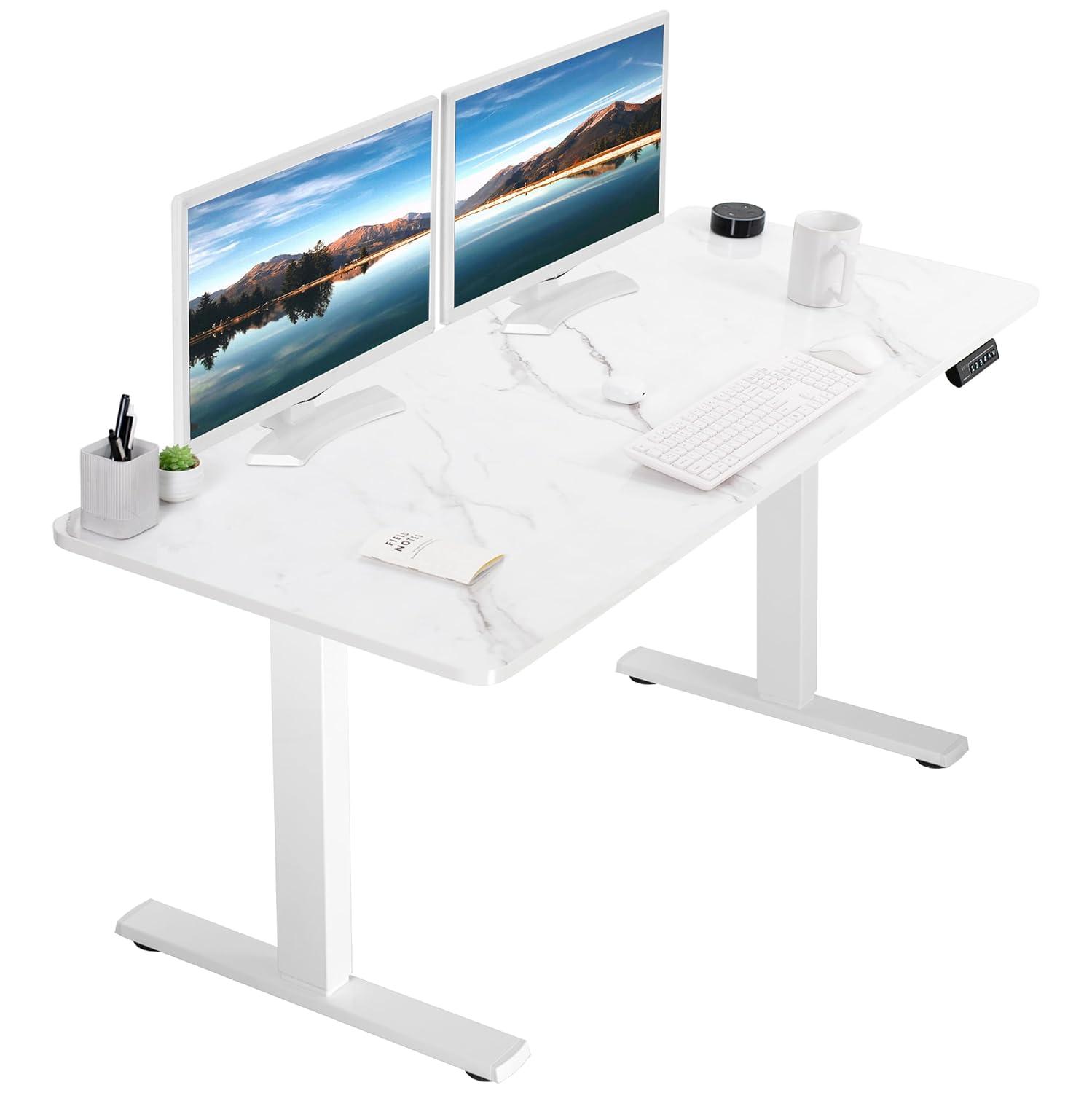 Vivo VIVO Single Motor Electric Desk with Push Button Memory Controller