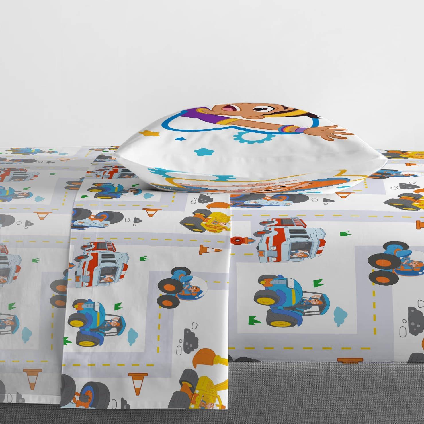 Jay Franco & Sons Blippi How Does This Work Bed Set with Sham Toddler