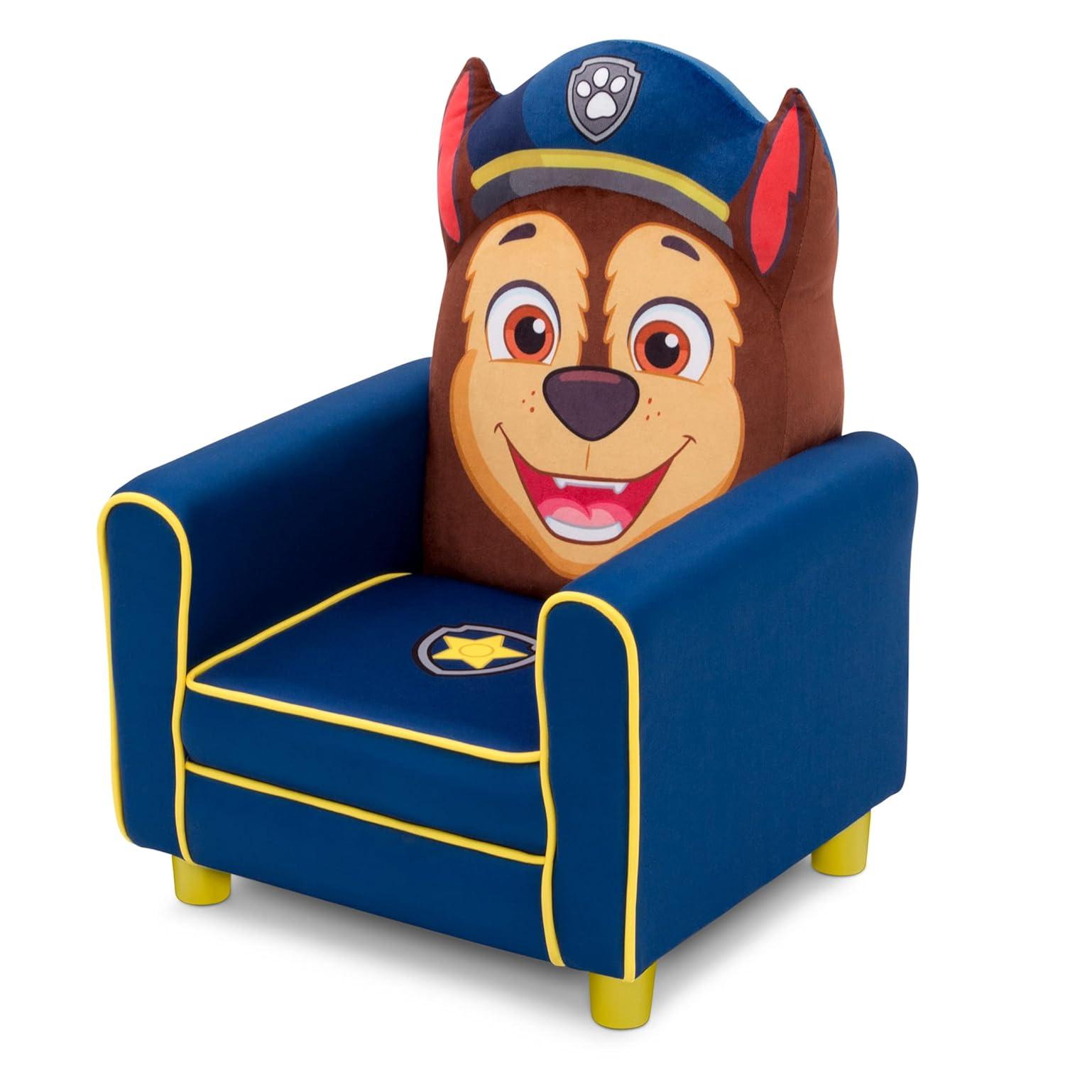 PAW Patrol Chase Figural Upholstered Kids' Chair - Delta Children