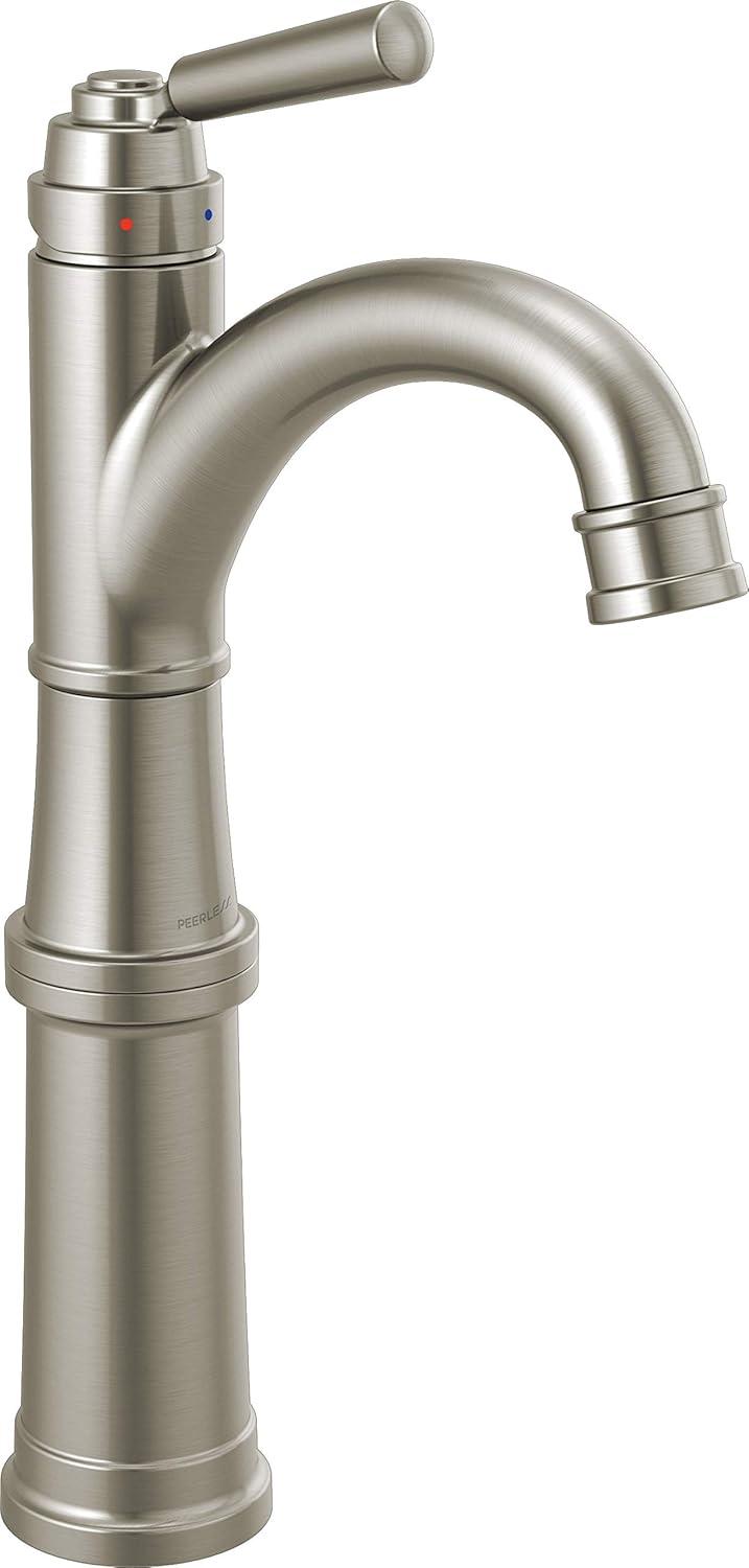 Westchester Traditional Brushed Nickel Vessel Bathroom Faucet