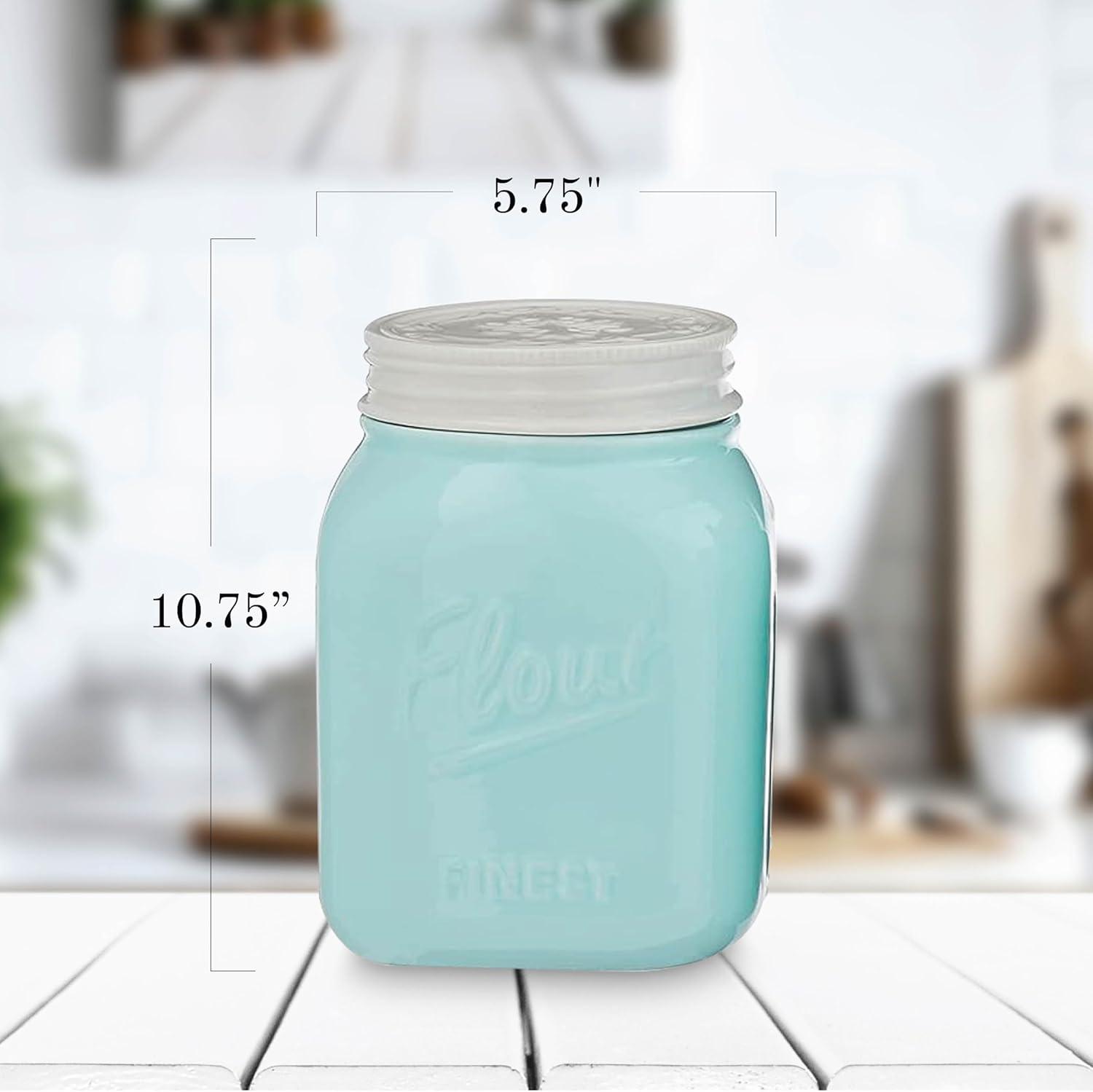 Love Happy Creations LLC Ceramic / Porcelain Canister - Set of 4 (Set of 4)