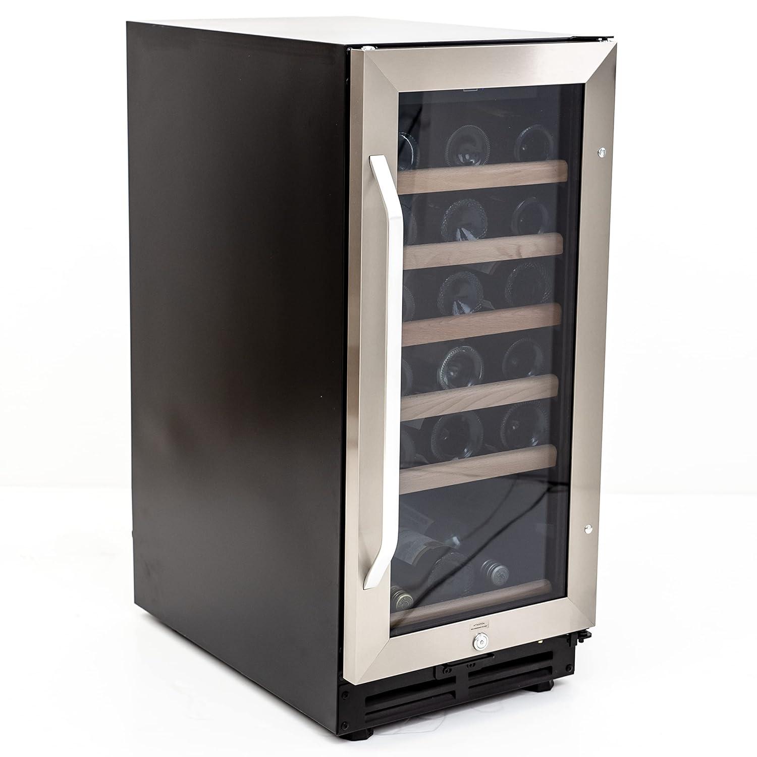 30 Bottle Wine Chiller, Black