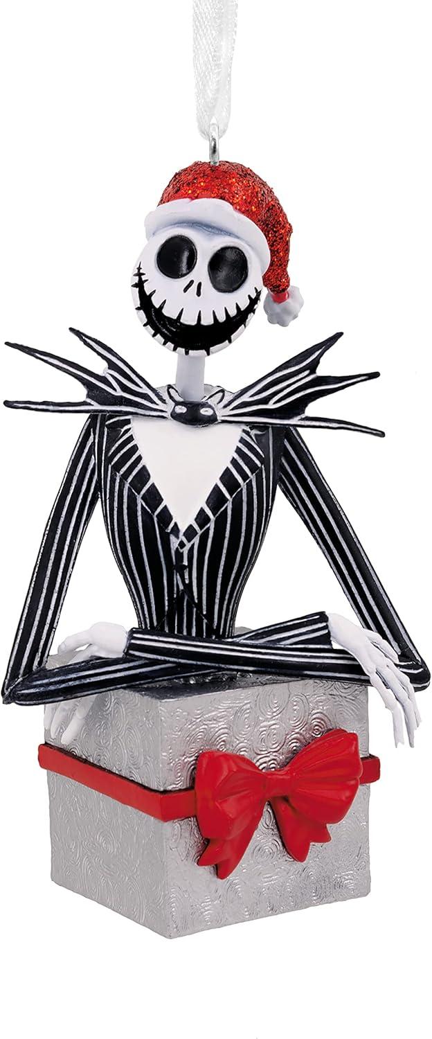 Jack Skellington in Present Resin Halloween Ornament