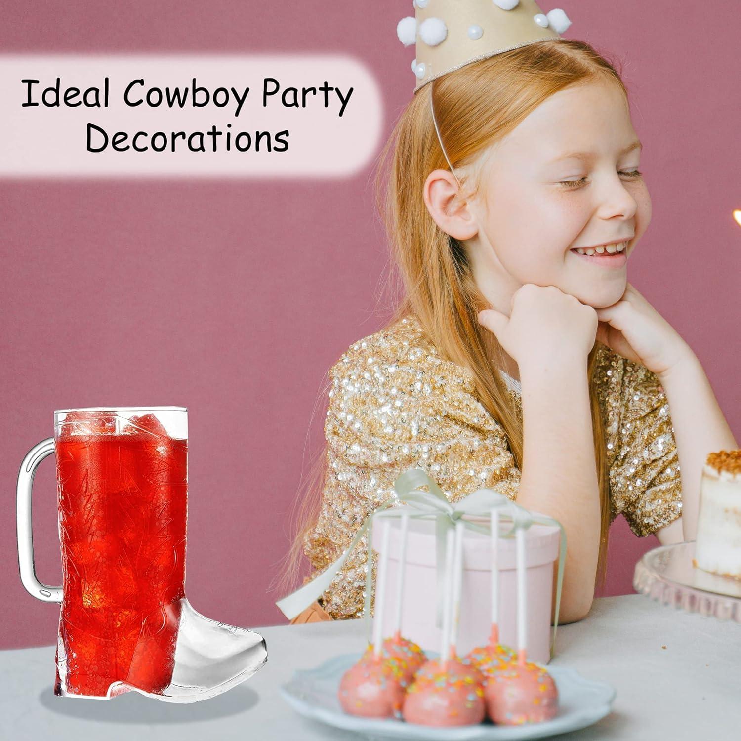 Beistle Plastic Cowboy Boot Mug - 17 Oz - Pack of 12