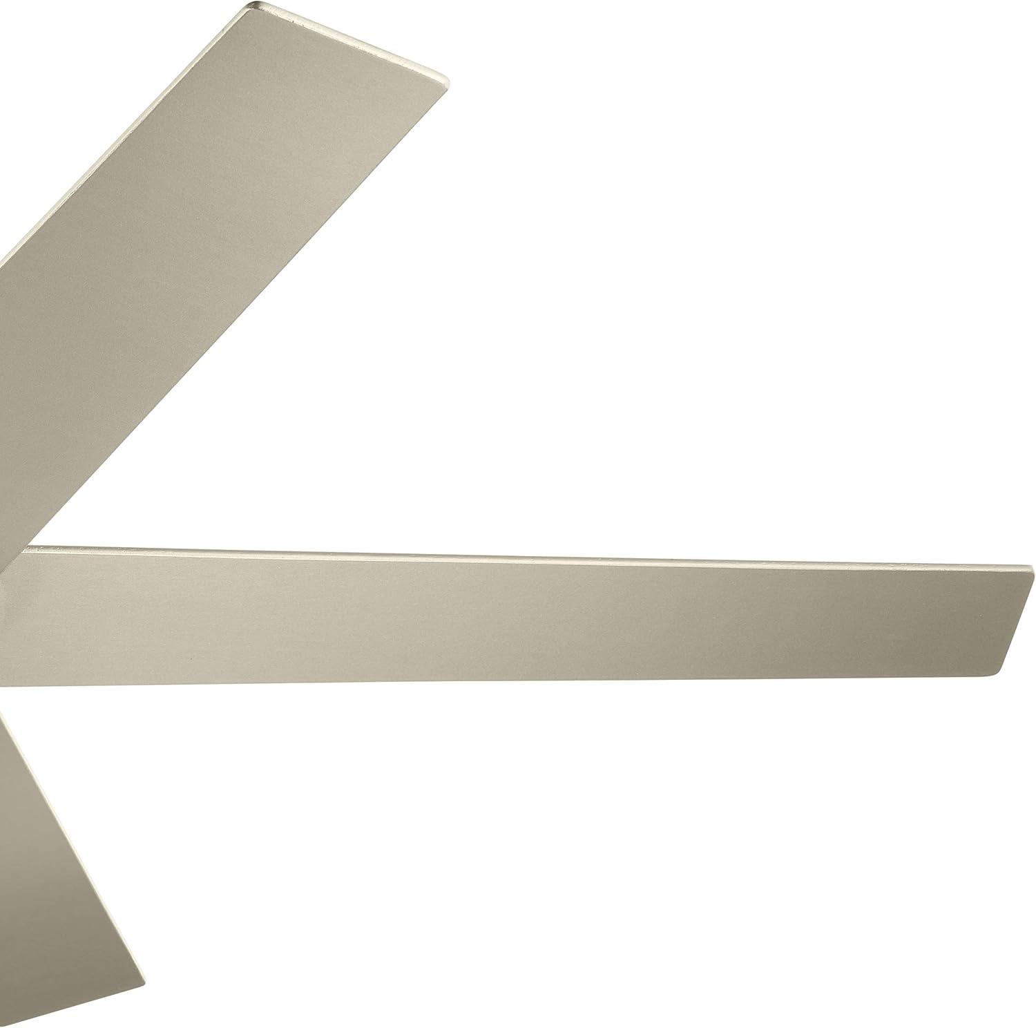 56 Inch Ceiling Fan With Light Kit-Brushed Stainless Steel Finish Kichler Lighting 300044Bss