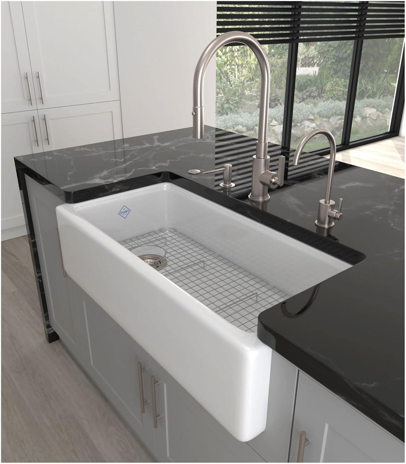 Classic Italian Brass Pull-Down Kitchen Faucet with Nickel Finish