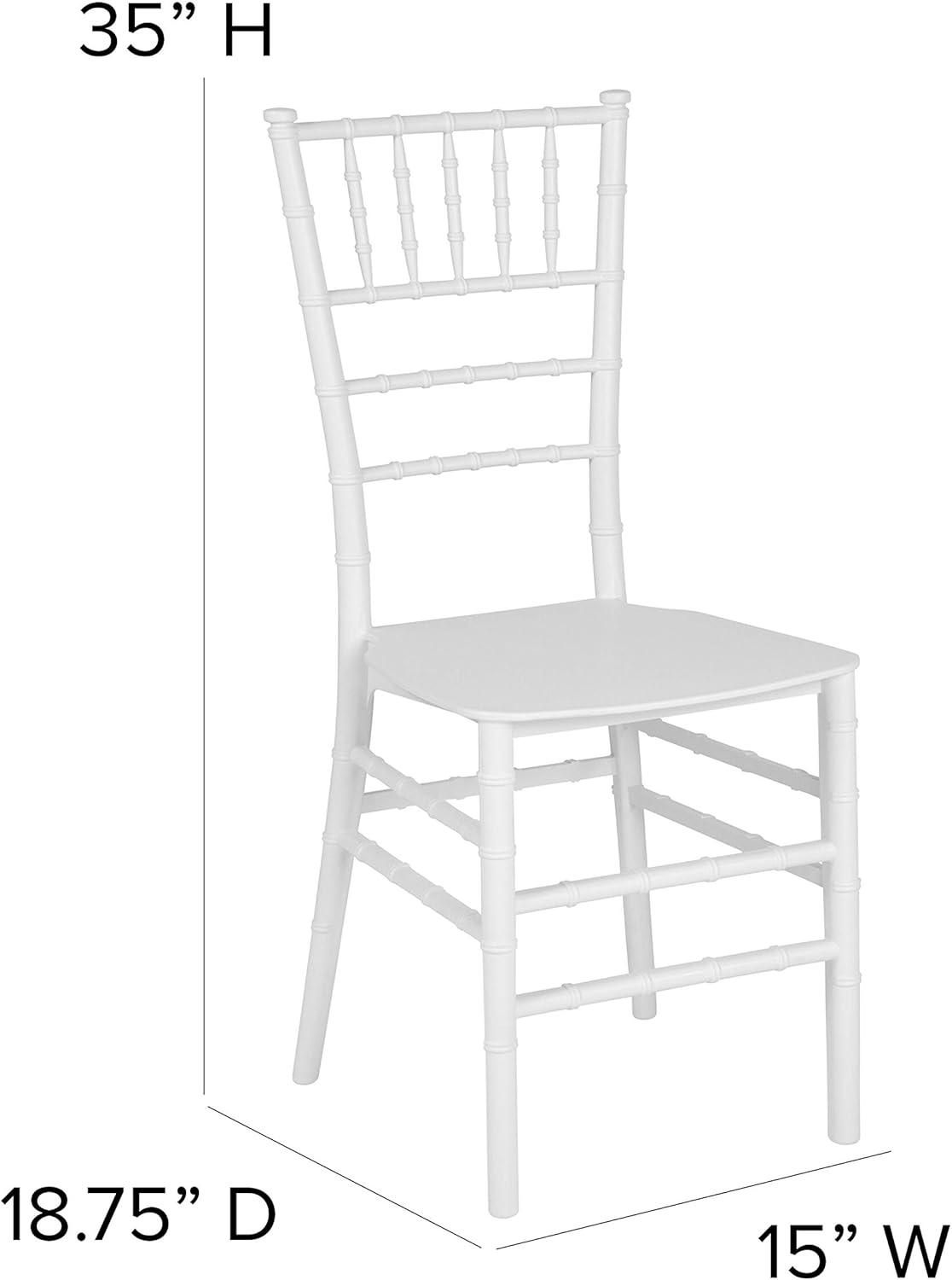 Flash Furniture HERCULES Series Resin Stackable Chiavari Chair