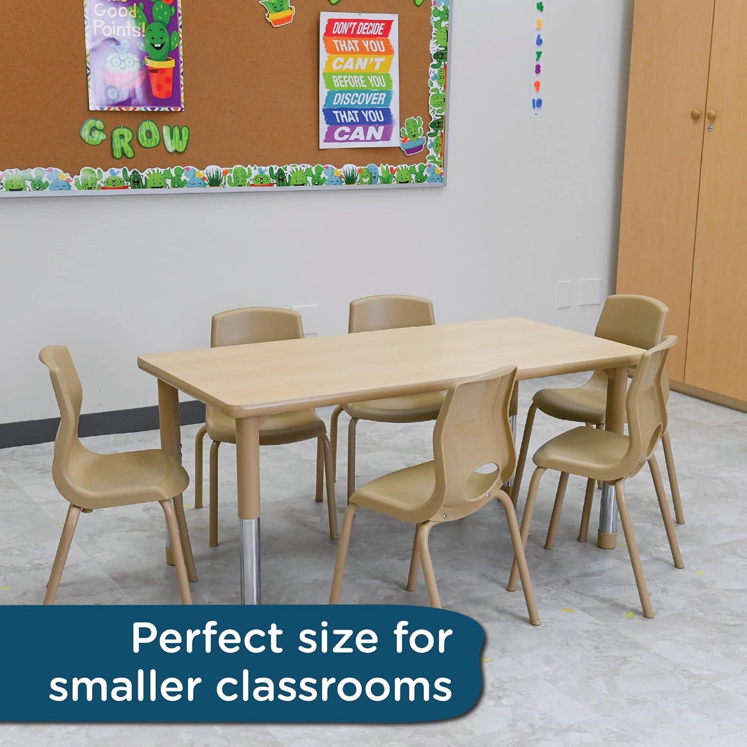 AS WE GROW Rectangular Adjustable Table