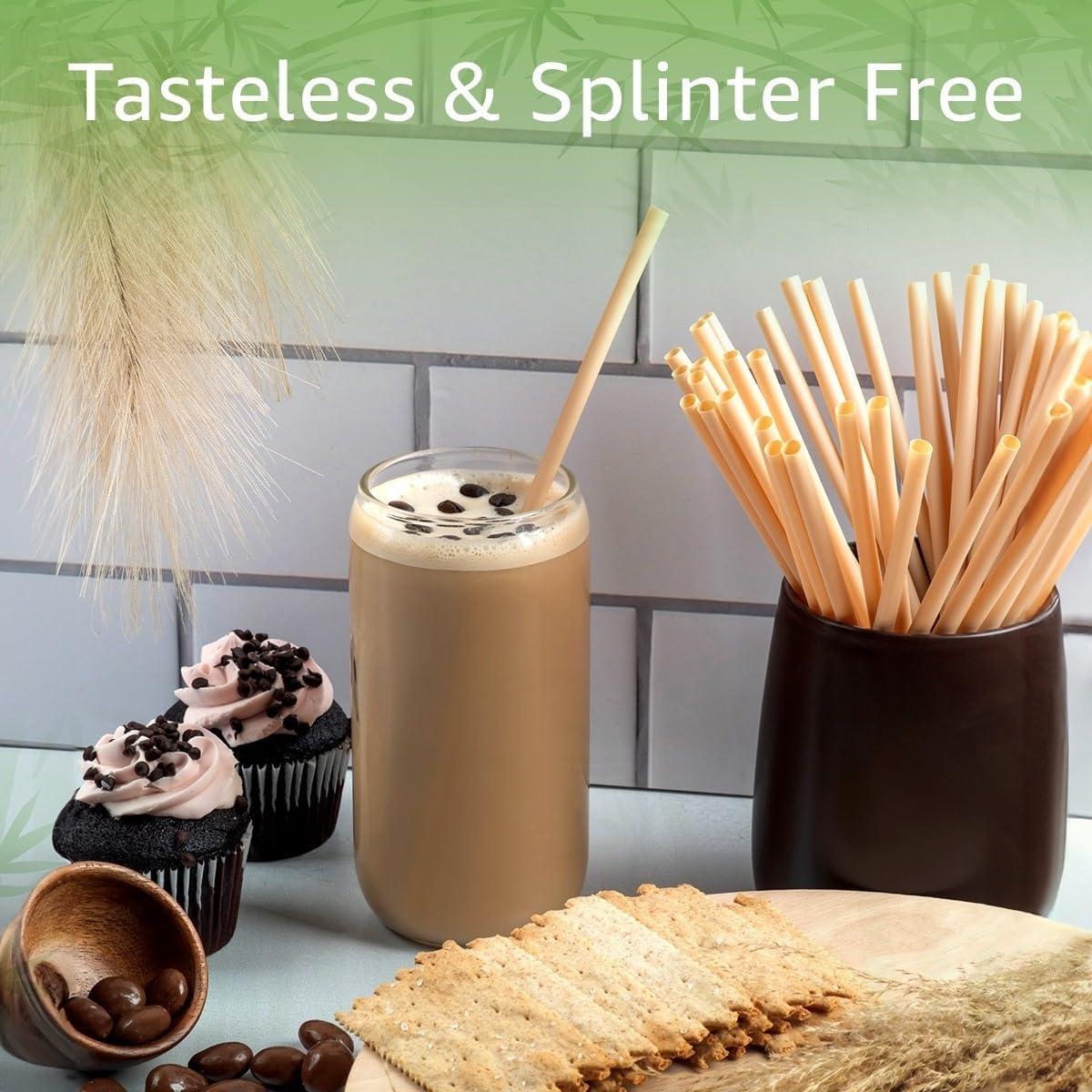 Ibambo Bamboo Straws - Disposable Eco-Friendly Sippers