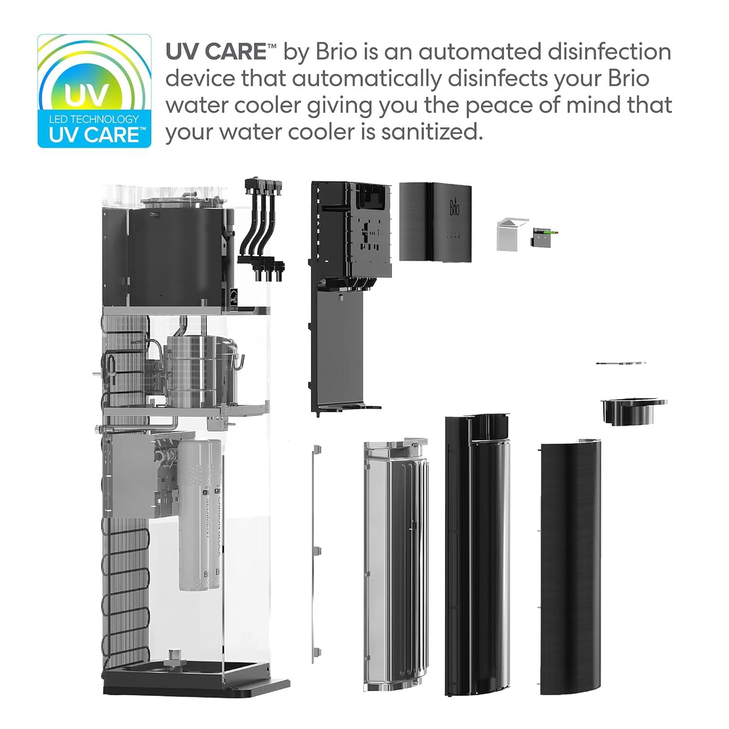 Brio 500 Series 2-Stage Filtration Water Dispenser Tri-Temp Digital, Connects to your water line, Height 41.05"
