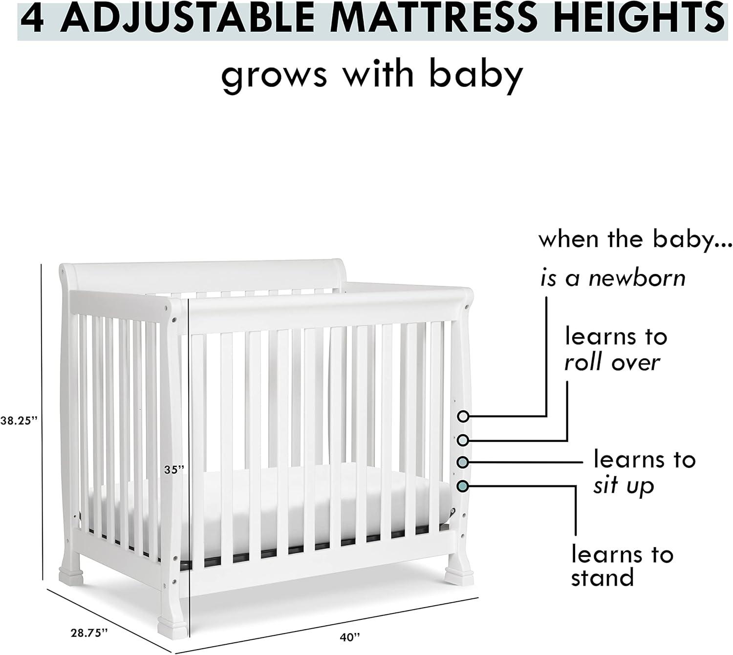 Kalani 2-in-1 Convertible Mini Crib