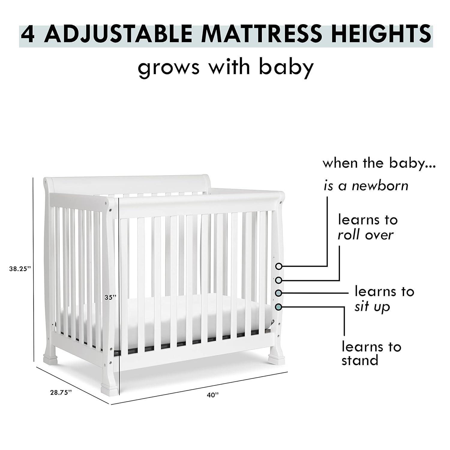 Kalani 2-in-1 Convertible Mini Crib