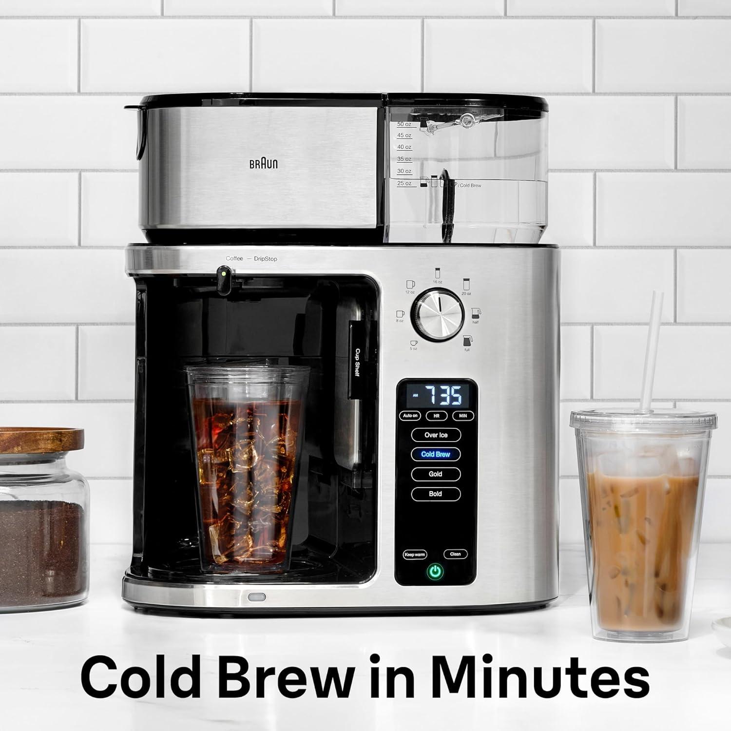 Braun ® MultiServe Plus 10-Cup Drip Coffee Maker with Cold Brew