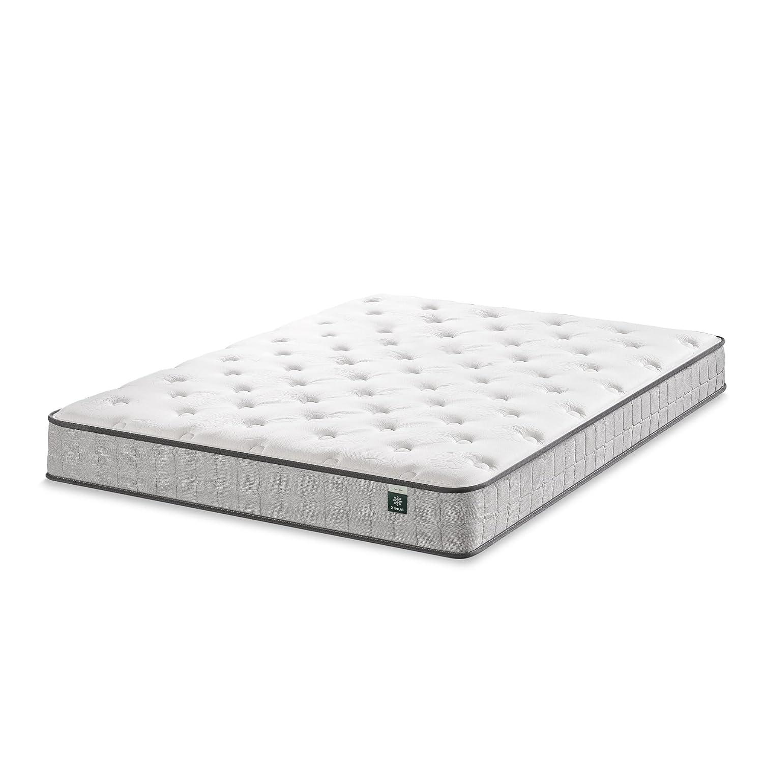 Zinus Zinus 8” Medium Comfort Support Cooling Gel Hybrid Mattress