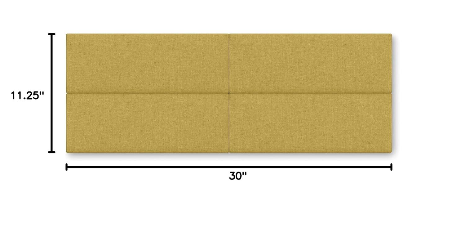 Panelist Modern Padded Headboard - Set of Wall Mounted Panels