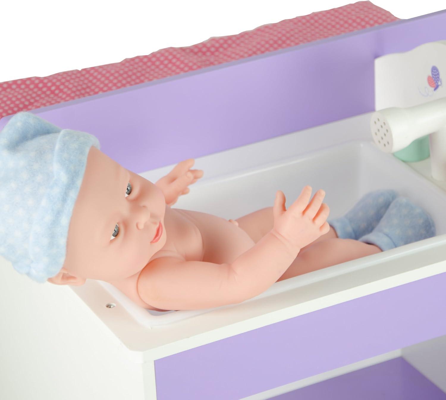 Olivia's Little World - Little Princess 18" Doll Furniture - Baby Changing Station with Storage