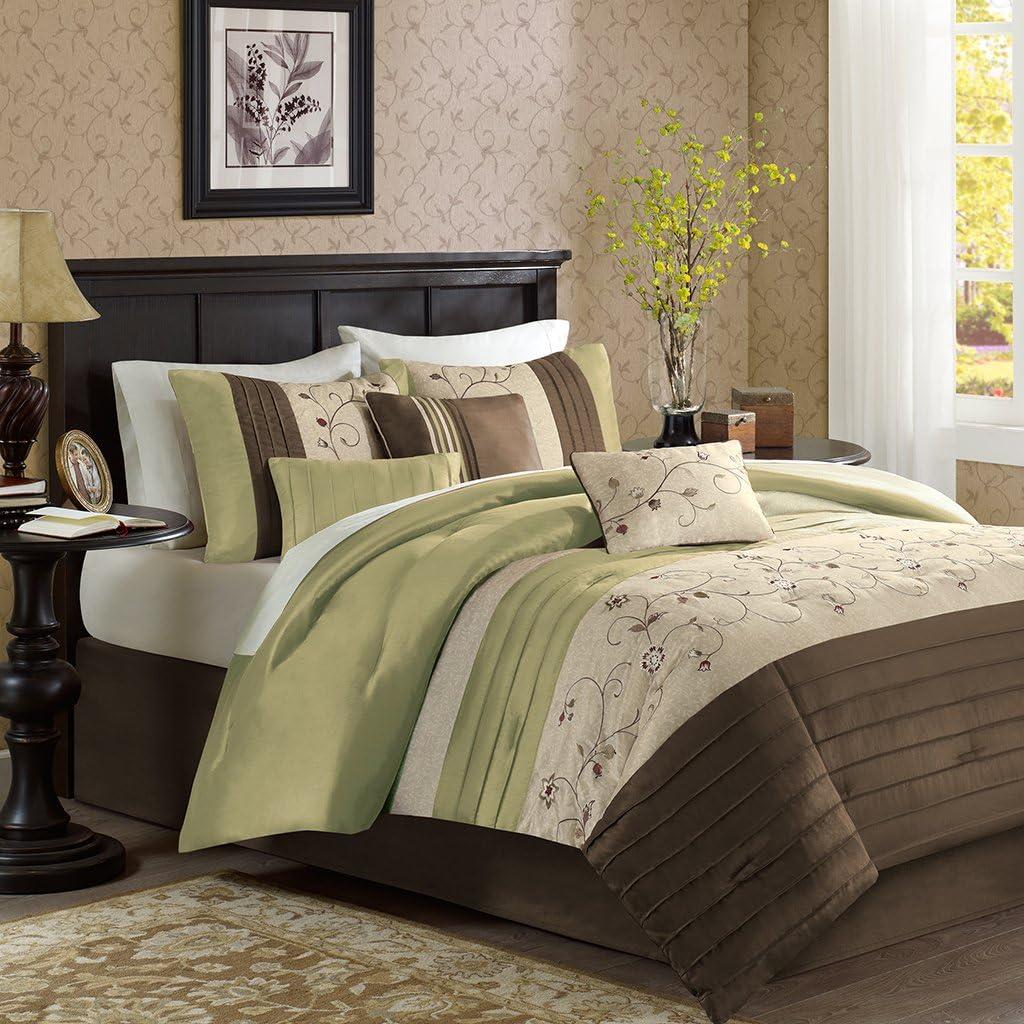 Serene Embroidered 7 Piece Comforter Set