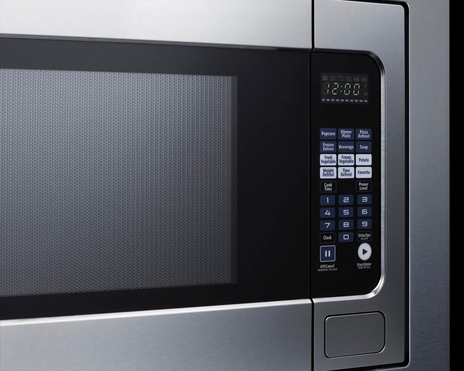 Summit Appliance 27" Wide Built-In Microwave (Trim Kit Included)