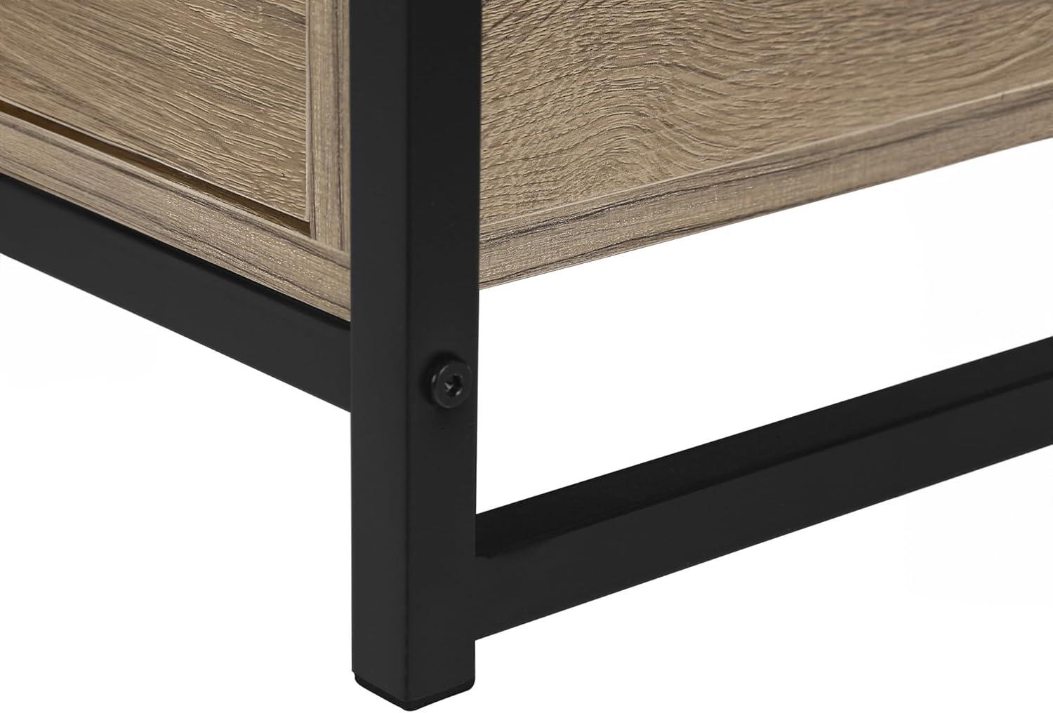 Ophelia & Co. Tv Stand, 48 Inch, Console, Media Entertainment Center, Storage Drawers, Living Room, Bedroom, Laminate, Metal, Contemporary, Modern