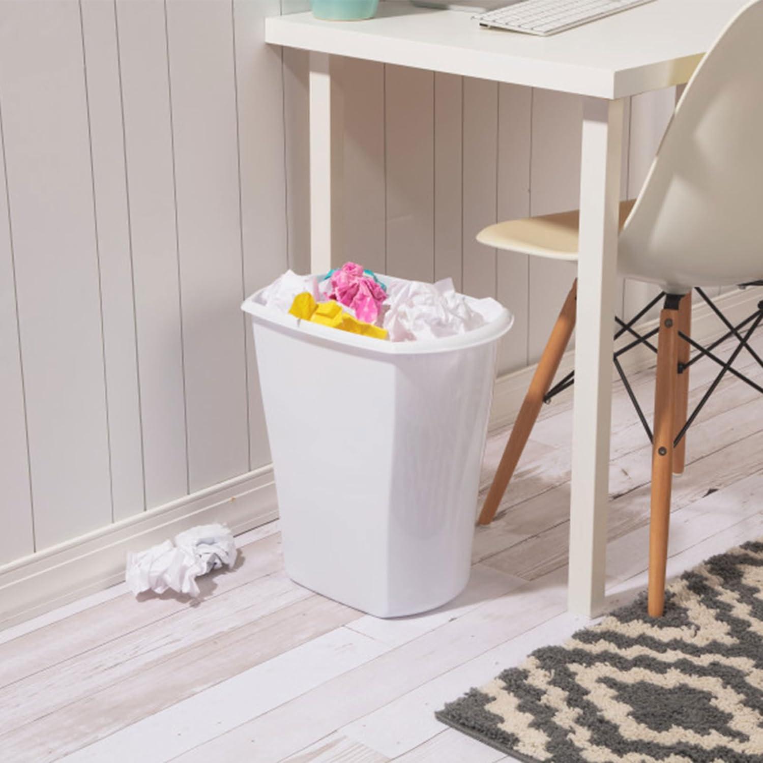 Sterilite Rectangular Wastebasket Open Top Trash Bin, 6 Pack | Wayfair