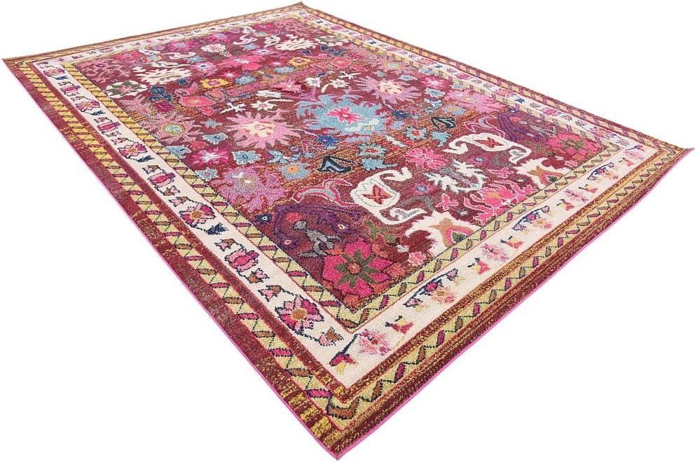 Medici Multi-Color Synthetic Bohemian Area Rug 8' x 11'