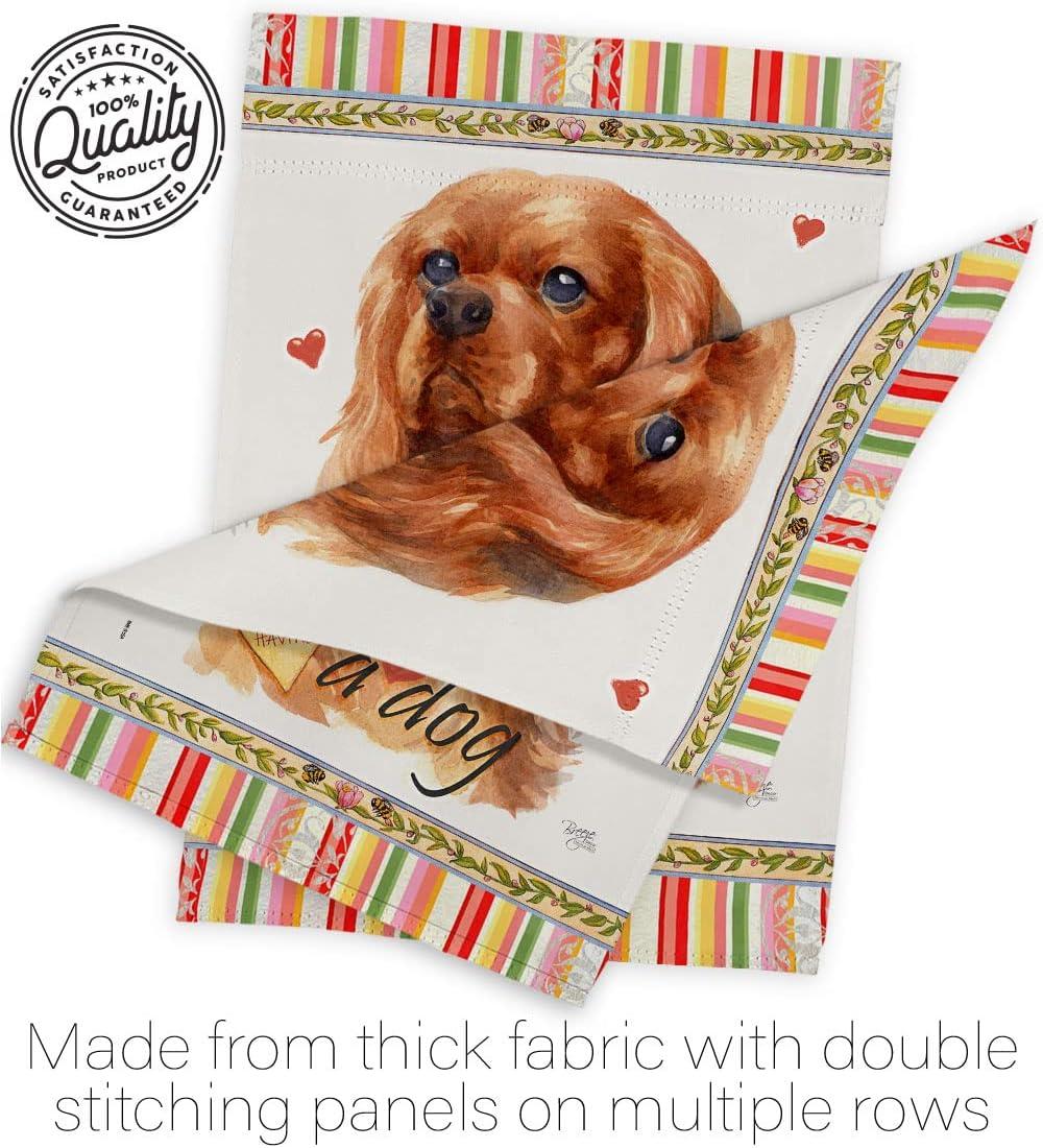 Breeze Decor Double Sided Polyester Animal House Flag