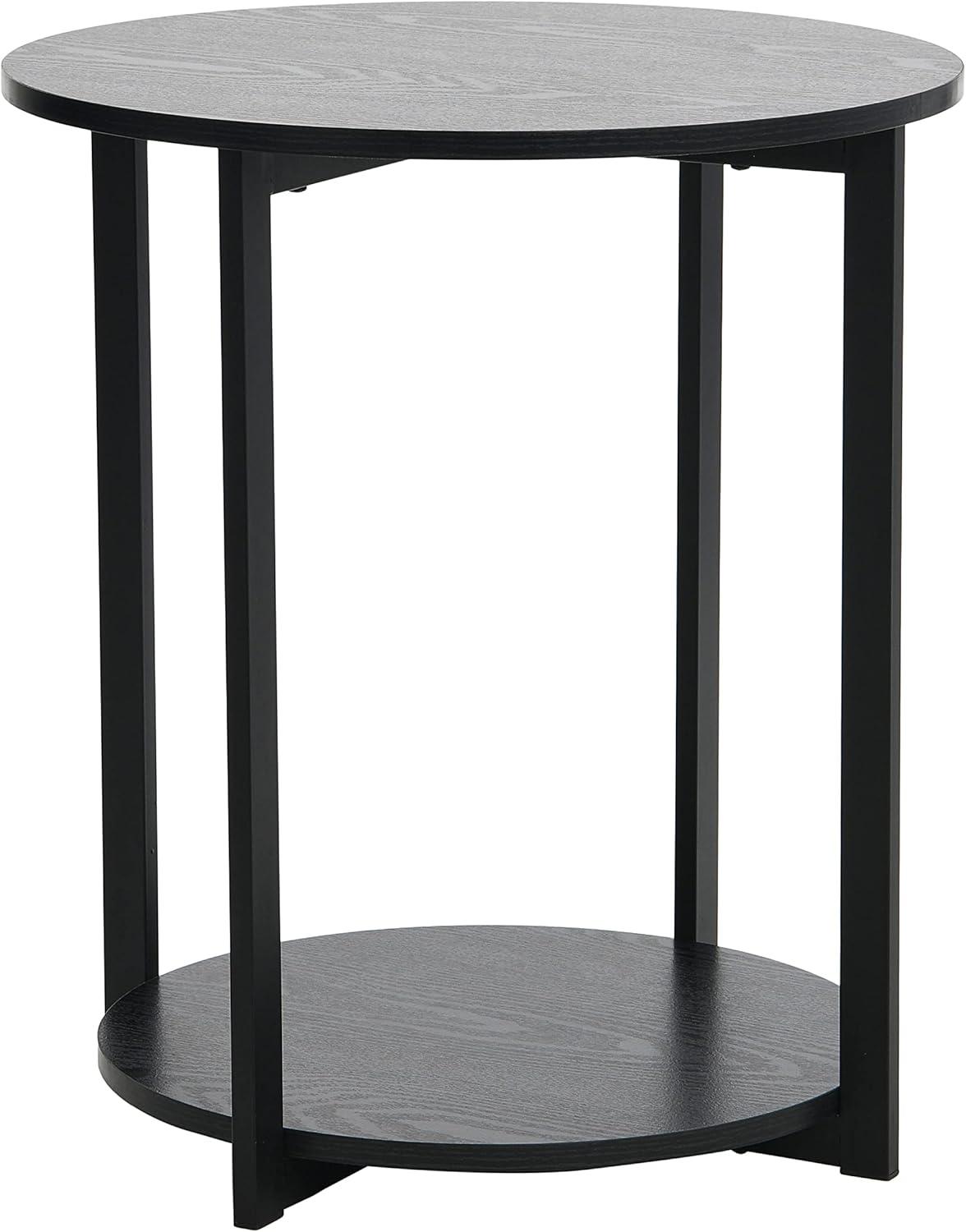 Household Essentials Jamestown Round End Table