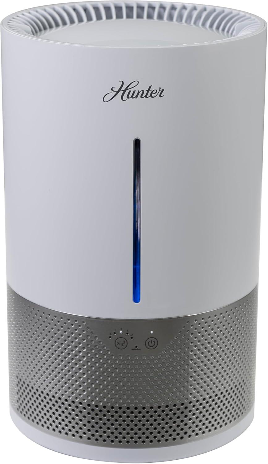 Hunter Fan Company Aspire 1.2 Gal Evaporative Humidifier with PermaWick Filter, Humidifiers for Bedroom, humidifiers for humidifiers for bedroom baby