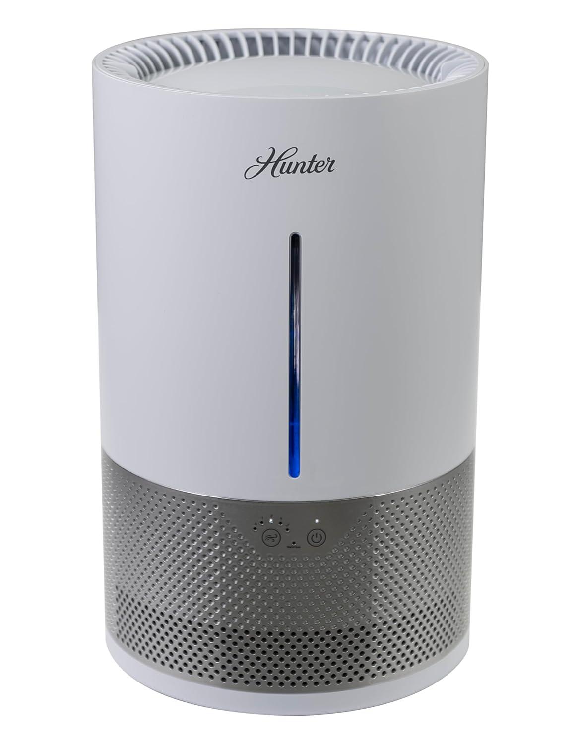 Hunter Fan Company Aspire 1.2 Gal Evaporative Humidifier with PermaWick Filter, Humidifiers for Bedroom, humidifiers for humidifiers for bedroom baby