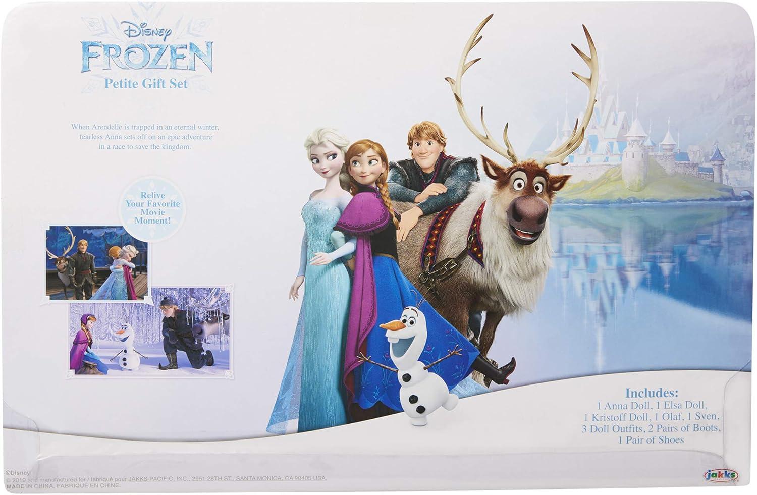 Frozen Petite Doll Set with Anna, Elsa, Kristoff, Sven, and Olaf