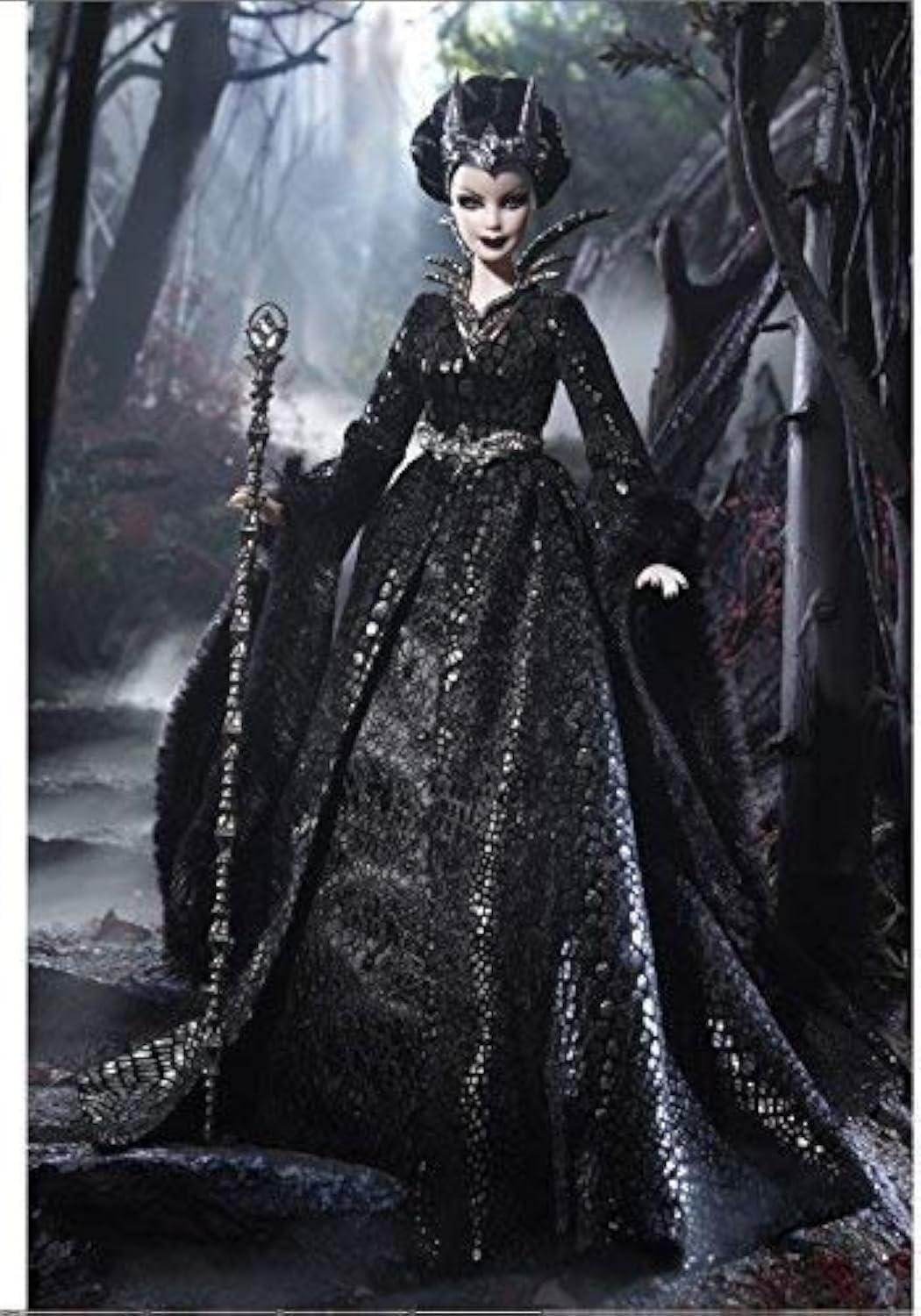 Queen of the Dark Forest Barbie Doll with Black Gown