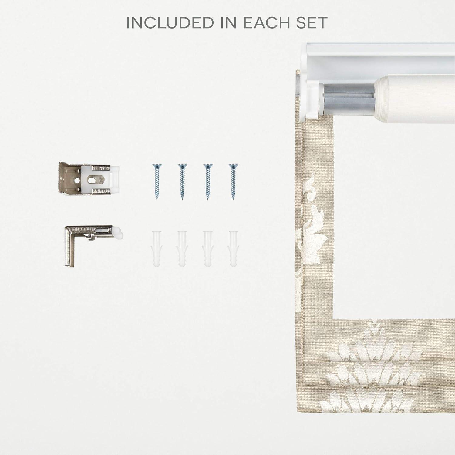 Amalgamated Textiles Exclusive Home Marseilles Damask 100% Blackout Roman Shade