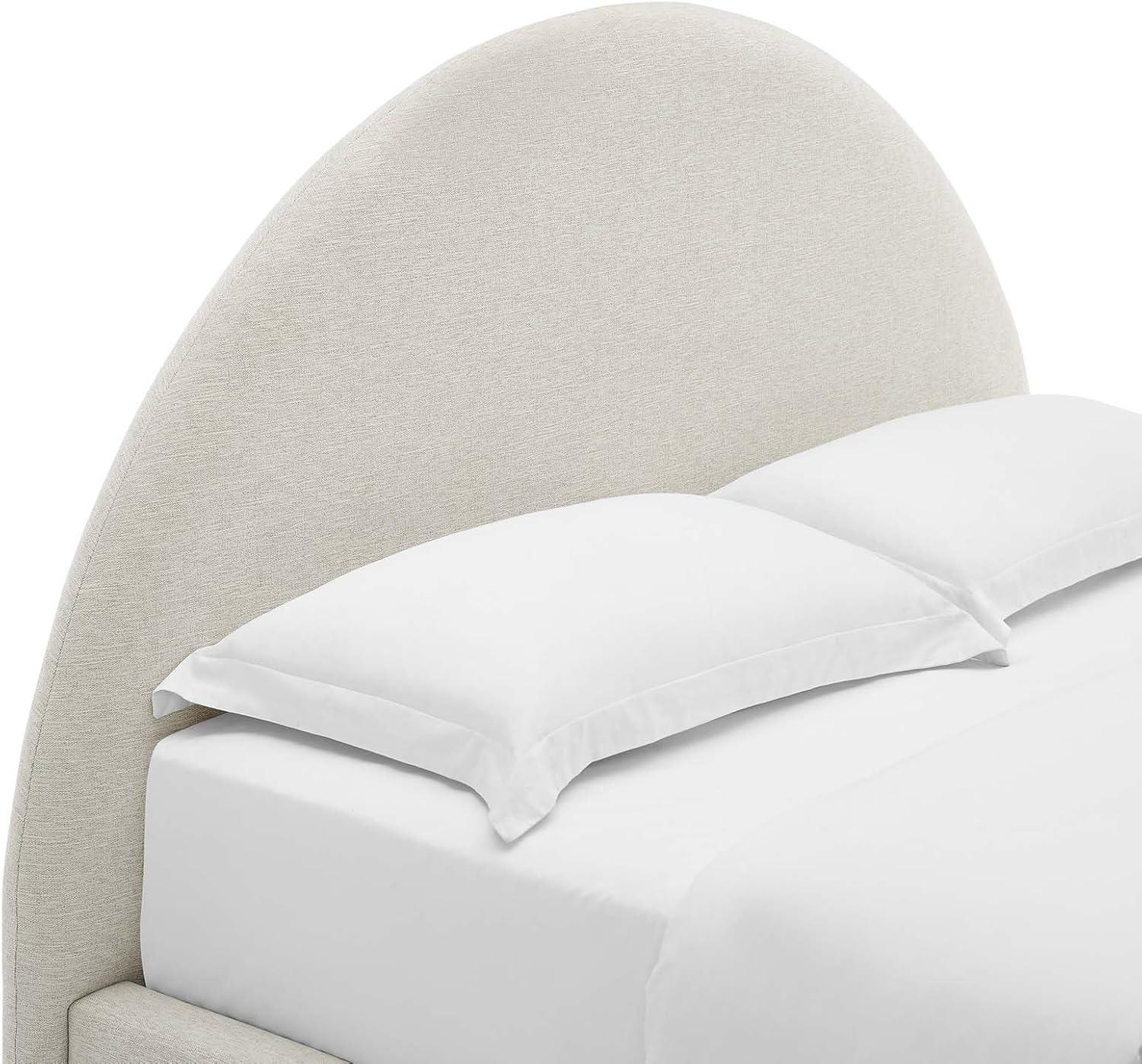 Modway Resort Performance Velvet Arched Round Platform Bed