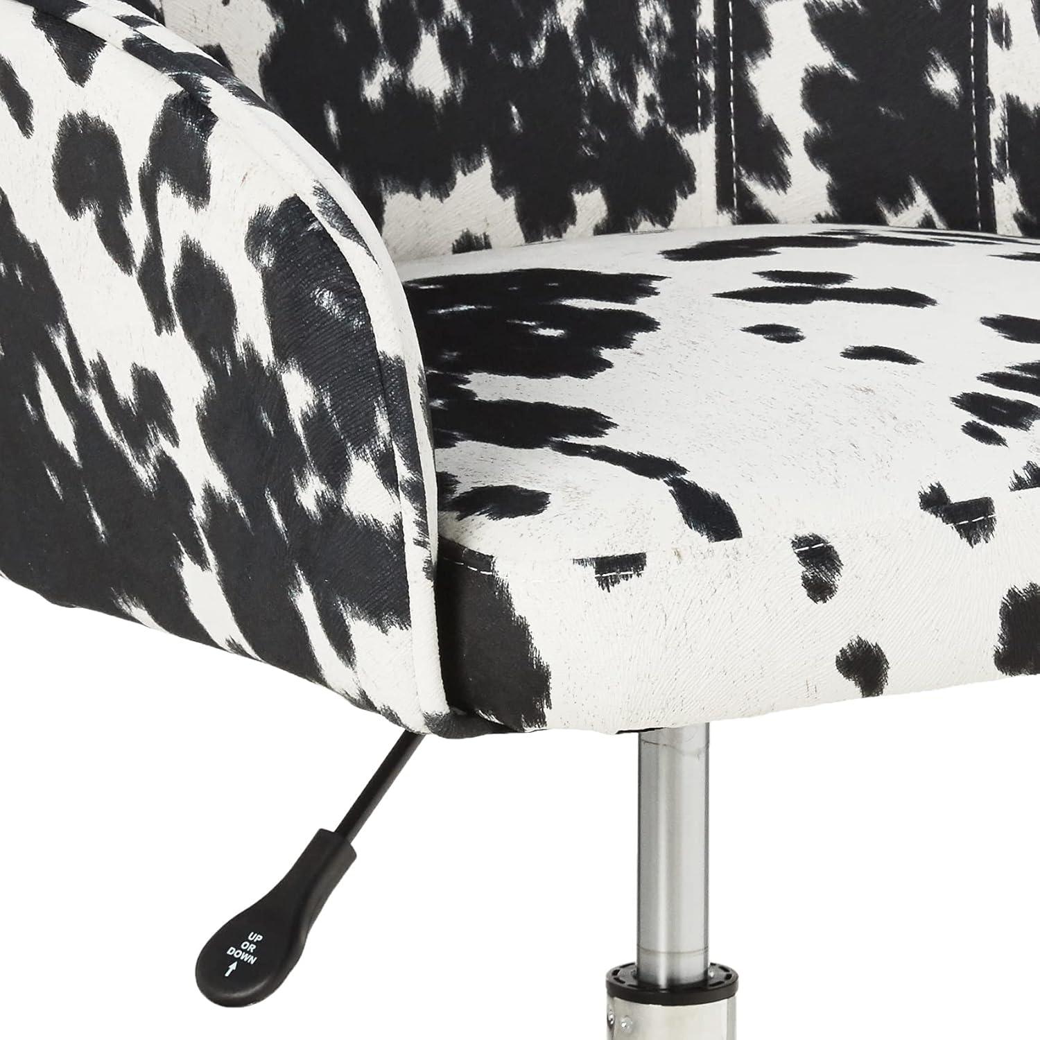 OSP Home Furnishings Bristol Task Chair with Udder Madness Domino Fabric