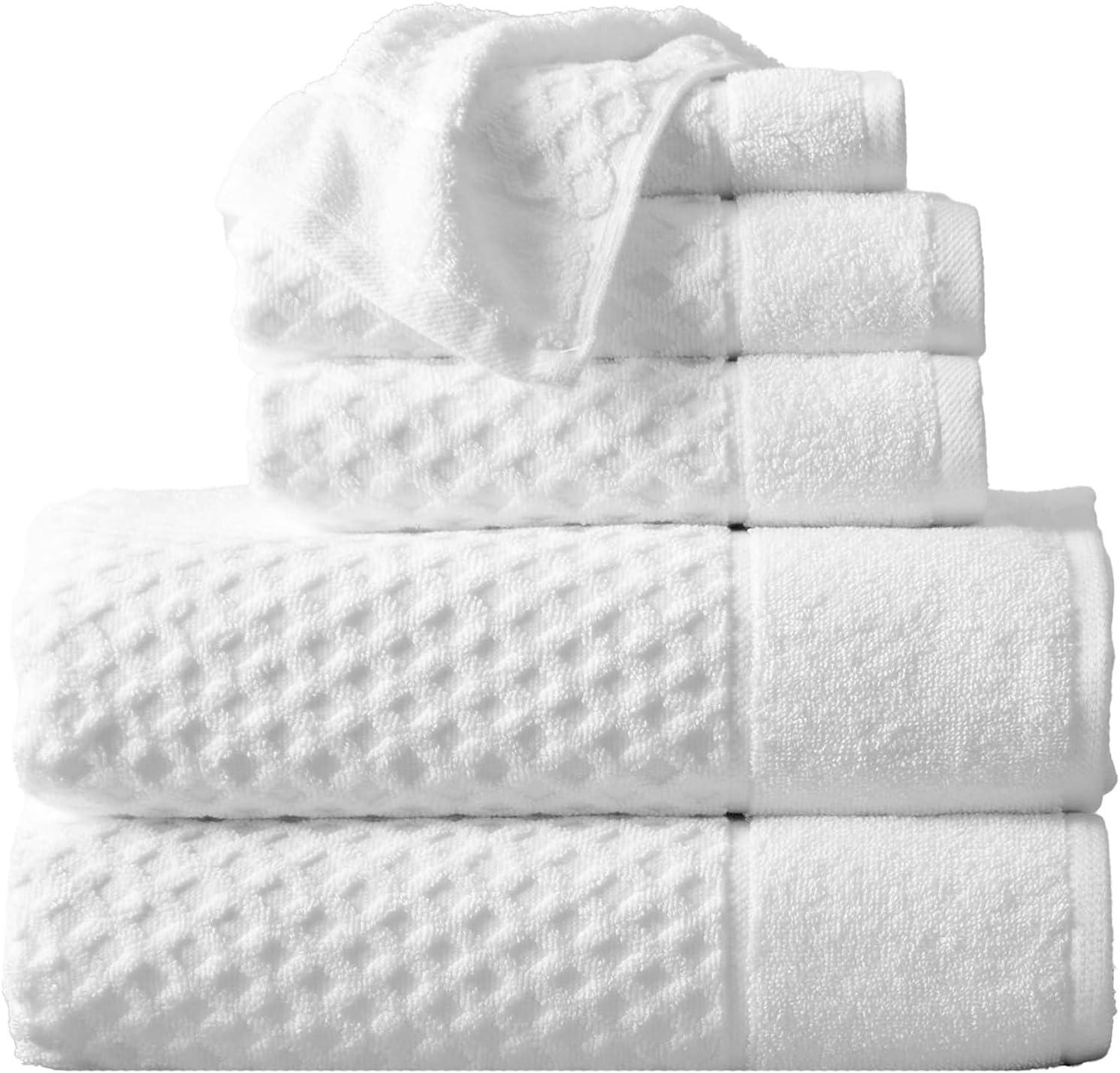 FreshFolds Ultra-Soft & Absorbent 100% Cotton Towel Set