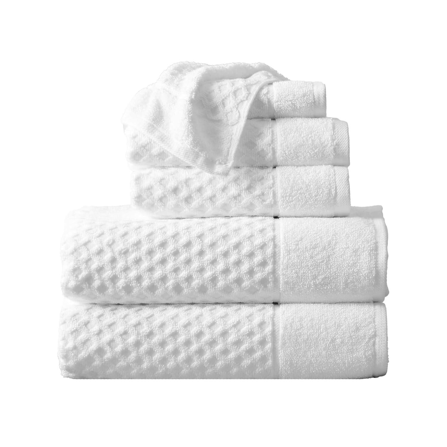 FreshFolds Ultra-Soft & Absorbent 100% Cotton Towel Set