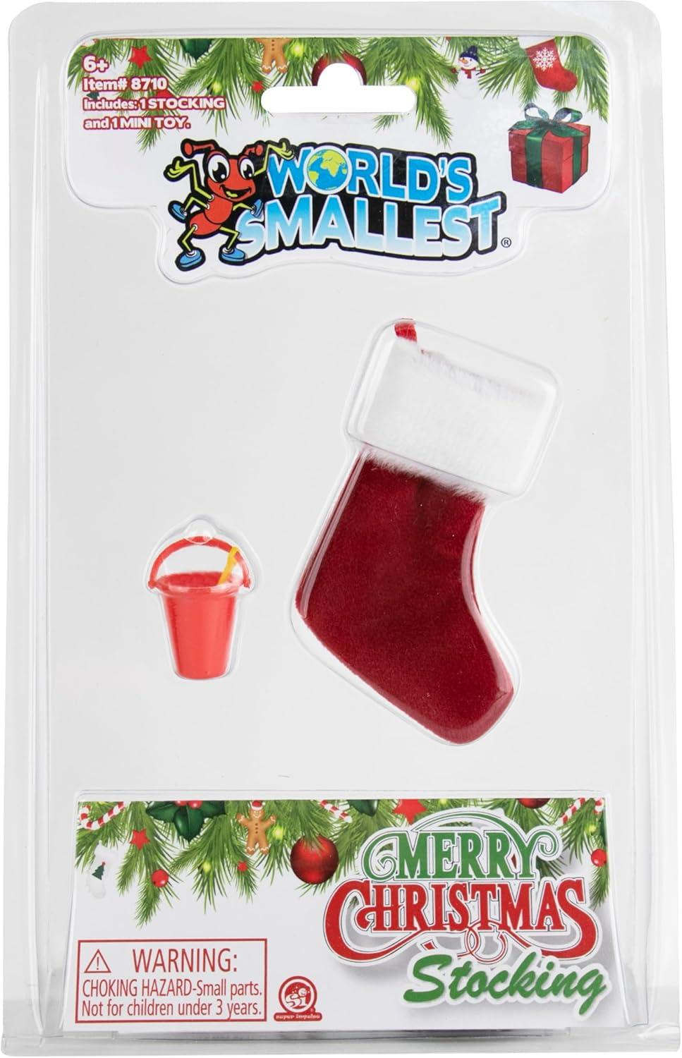 World's Smallest Merry Christmas Stocking - Style May Vary