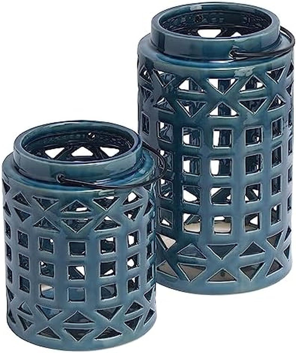 Elements 12.99'' H Concrete / Cement Tabletop Lantern